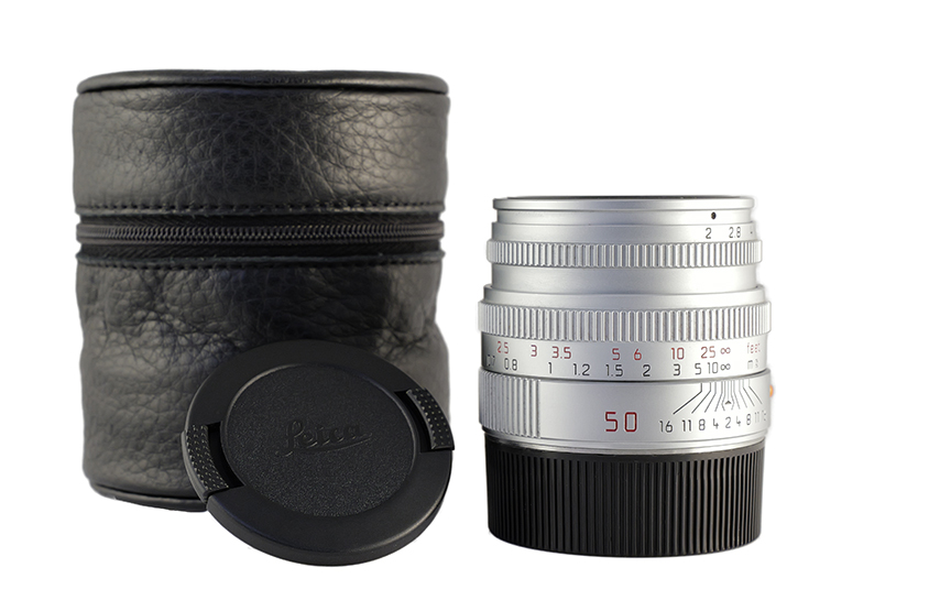 LEICA SUMMICRON-M 1:2/50, silver chrome finish E39 11816