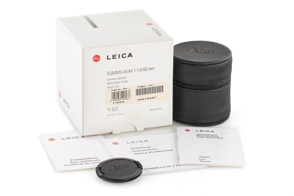 Leica Summilux-M 11623 1,4/50mm black paint