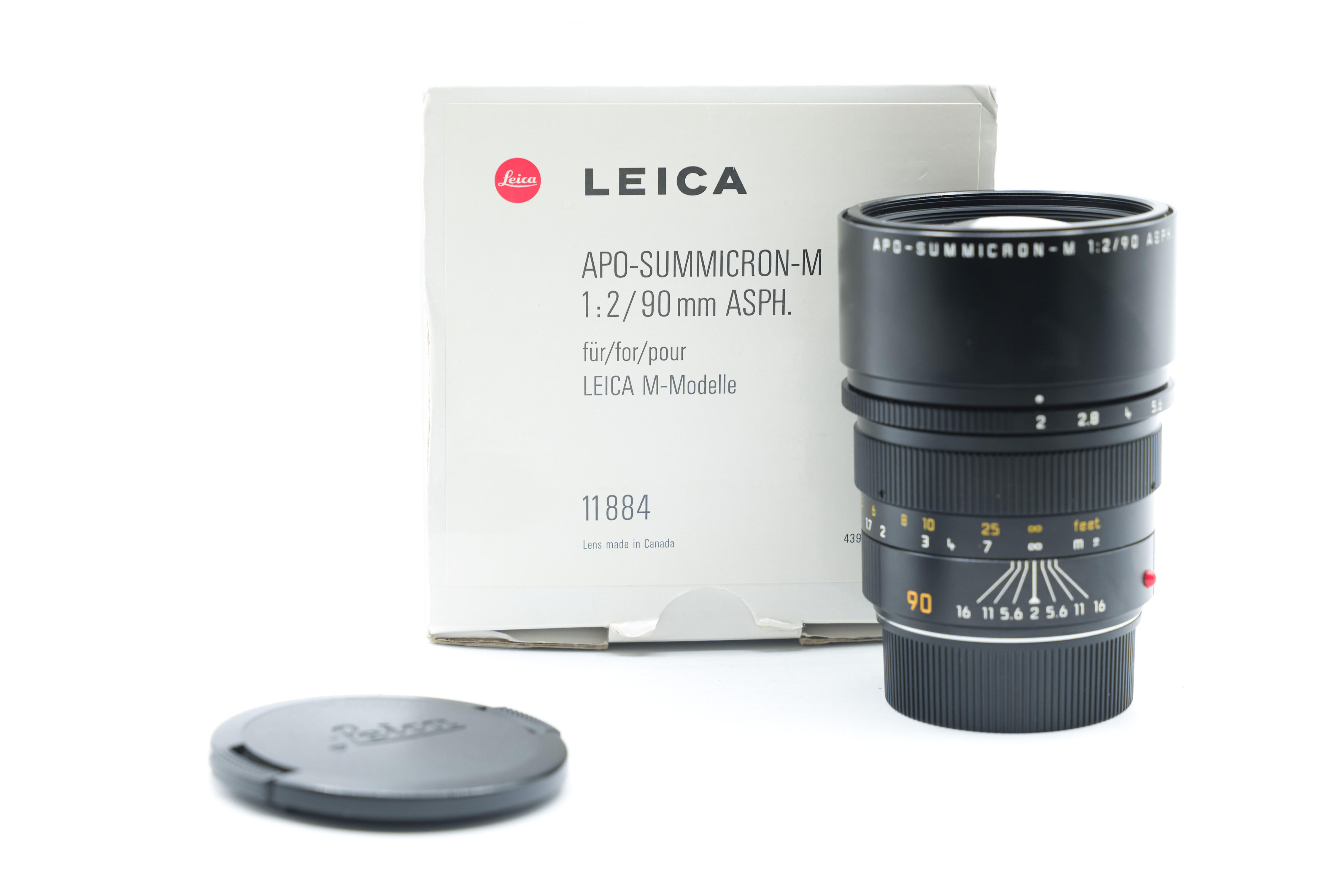 APO-Summicron-M 2/90 mm ASPH., black - 11884