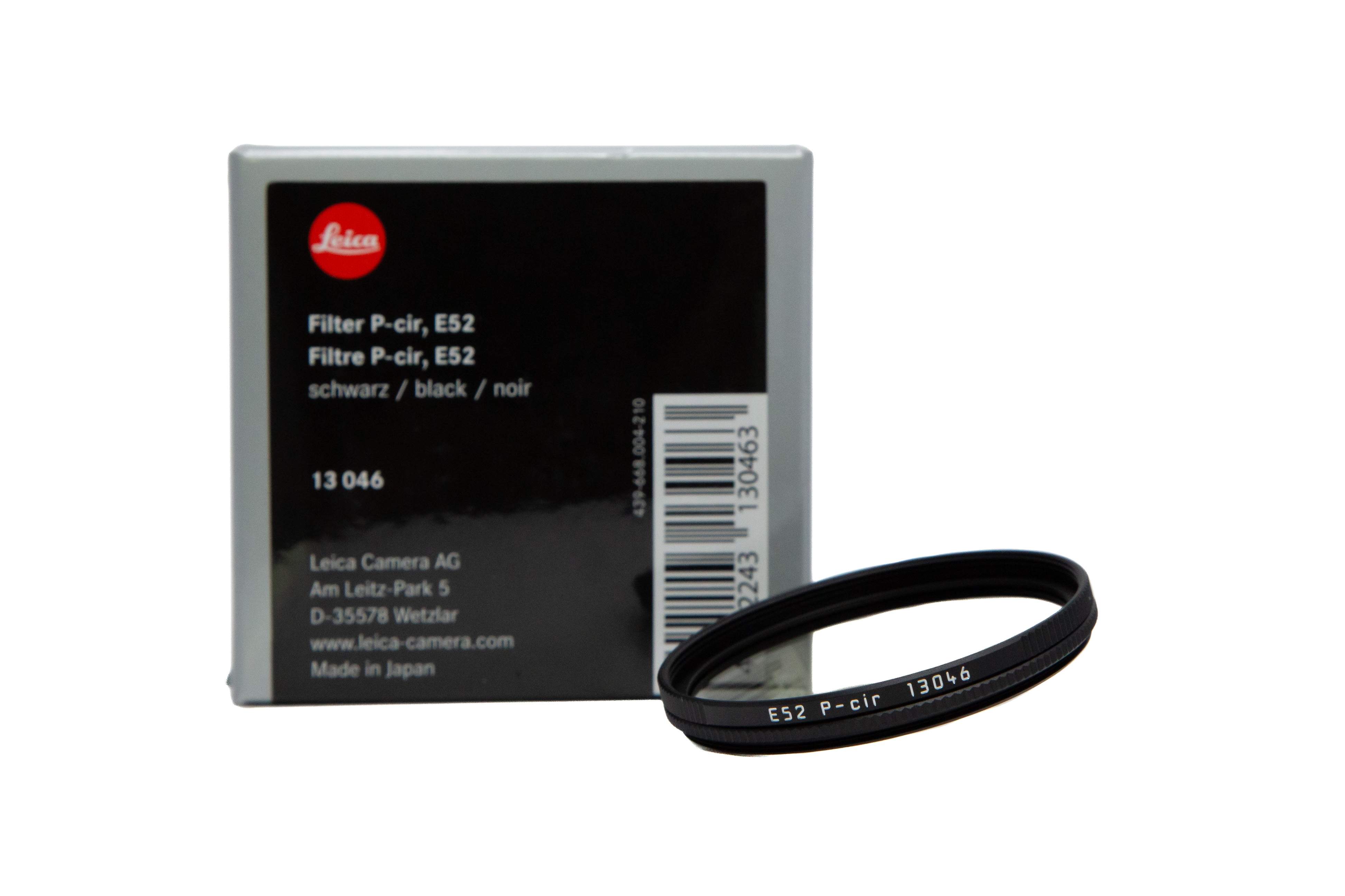 Leica P-Cir Filter - E52 - schwarz