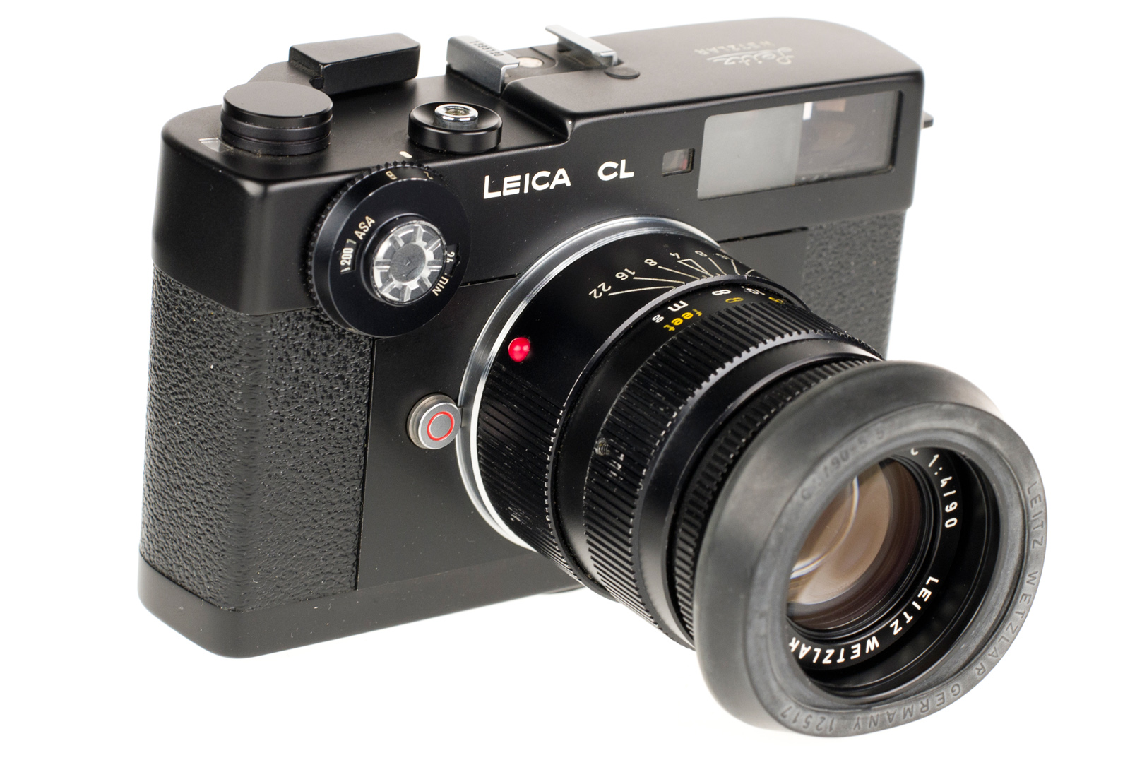 Leica CL + Elmar-C 1:4/90mm, schwarz 10700