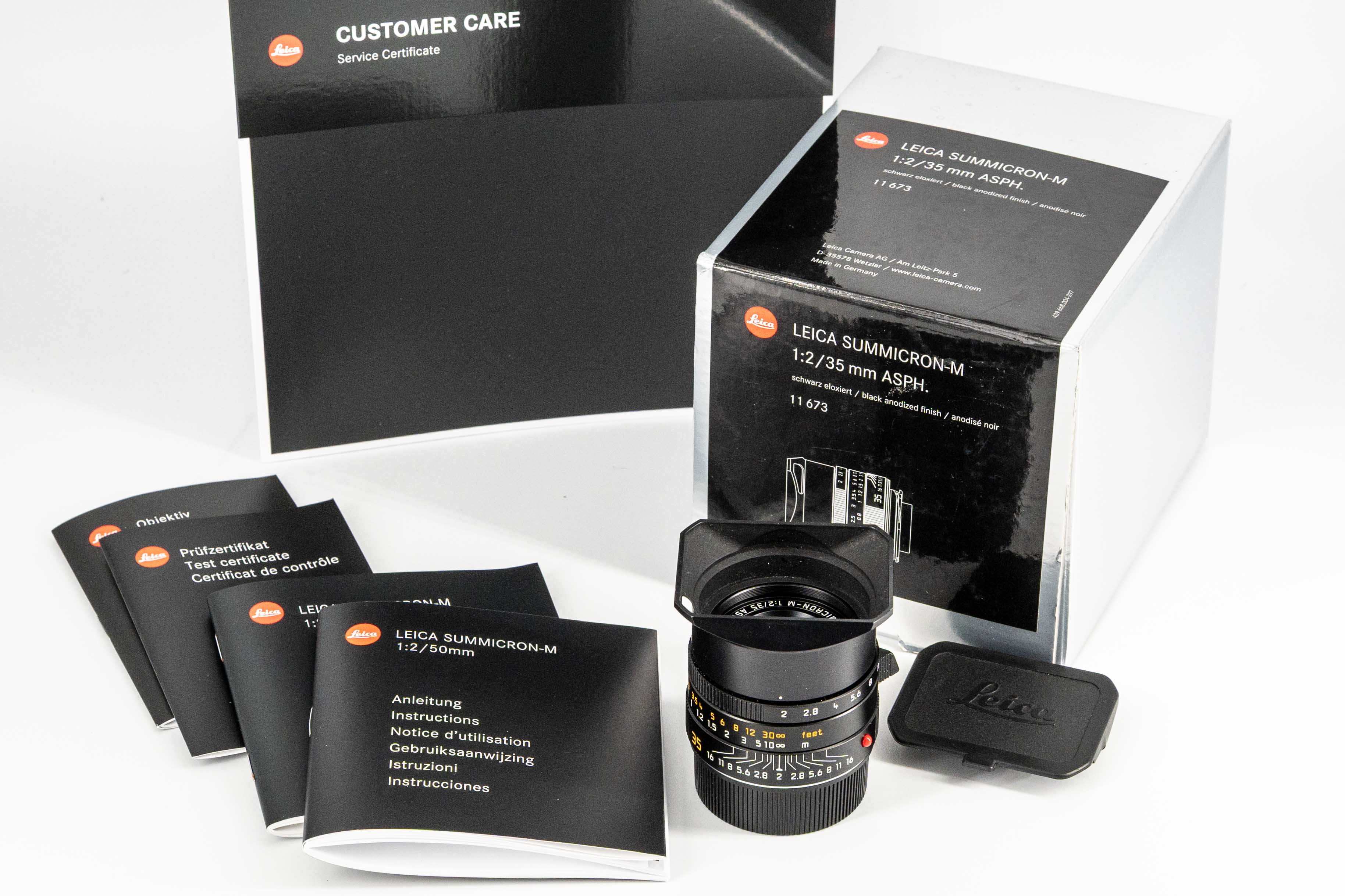 SUMMICRON-M 2/35mm ASPH., black anodised