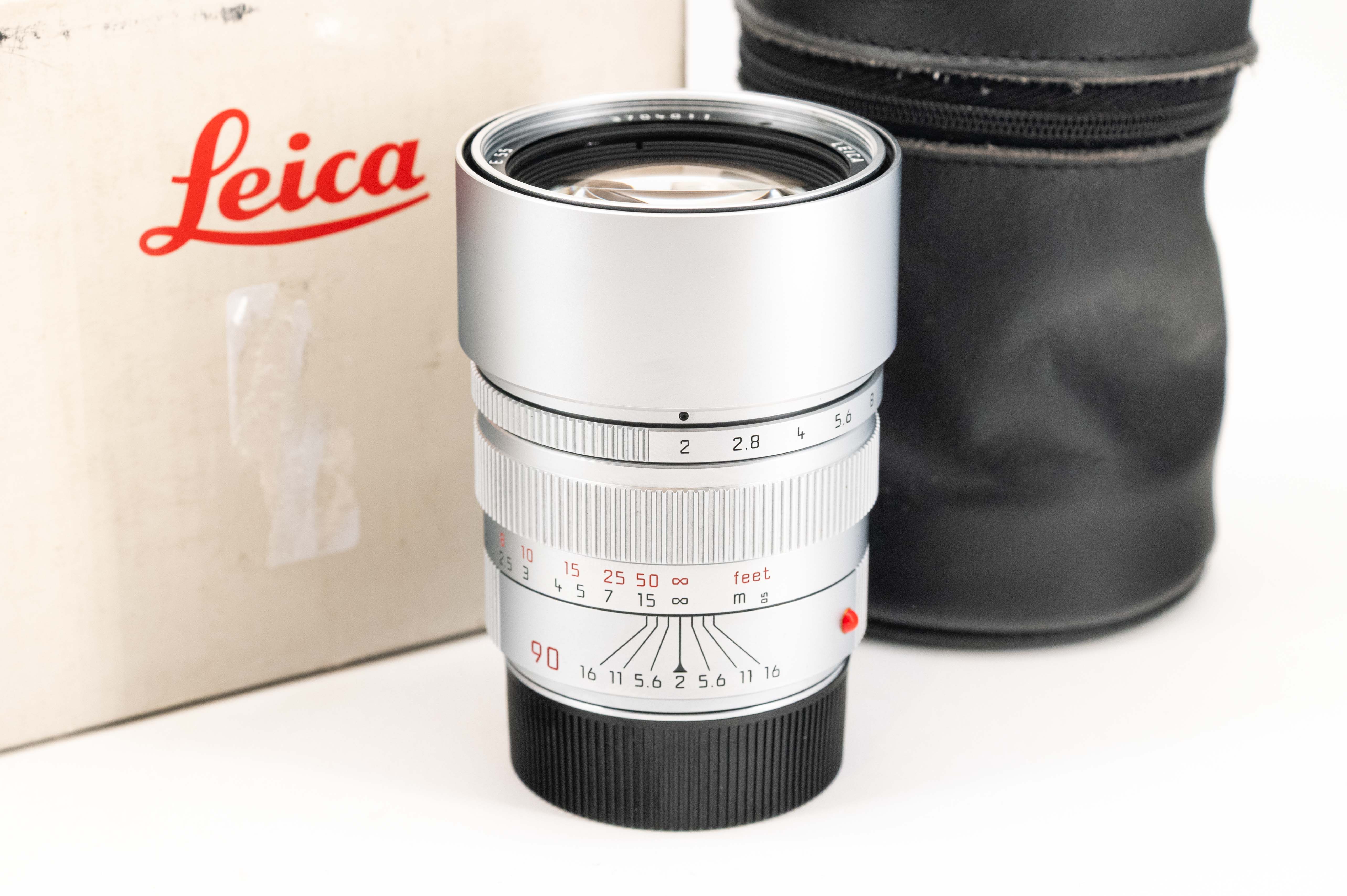 Leica Summicron 90mm f/2 Silver Chrome 11137
