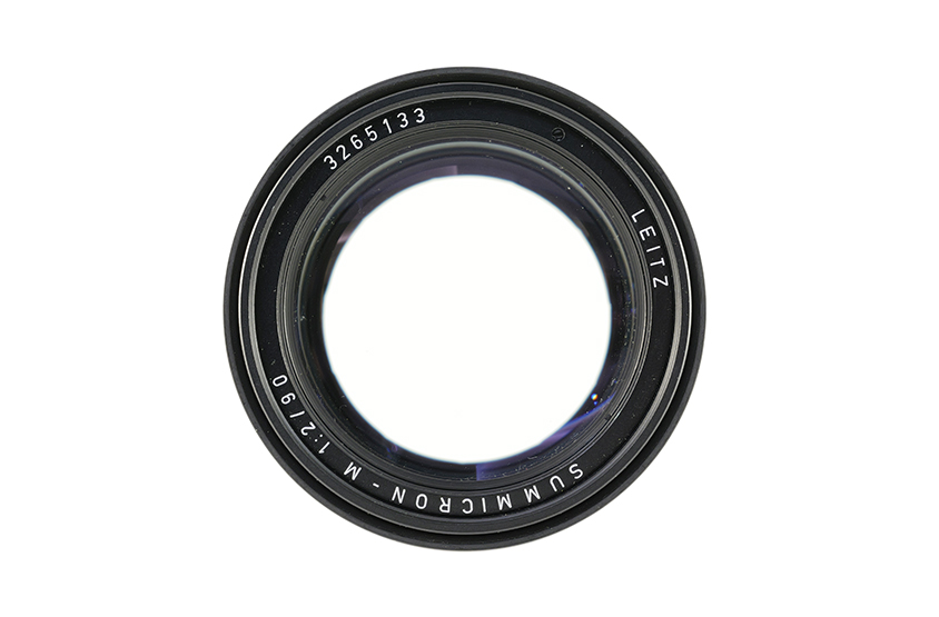 LEICA SUMMICRON-M 1:2/90, black anodized 11136