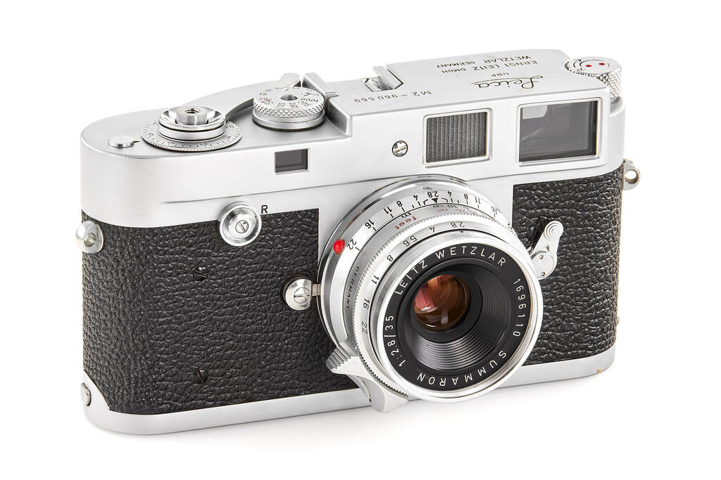 Leica M2 chrome button rewind outfit