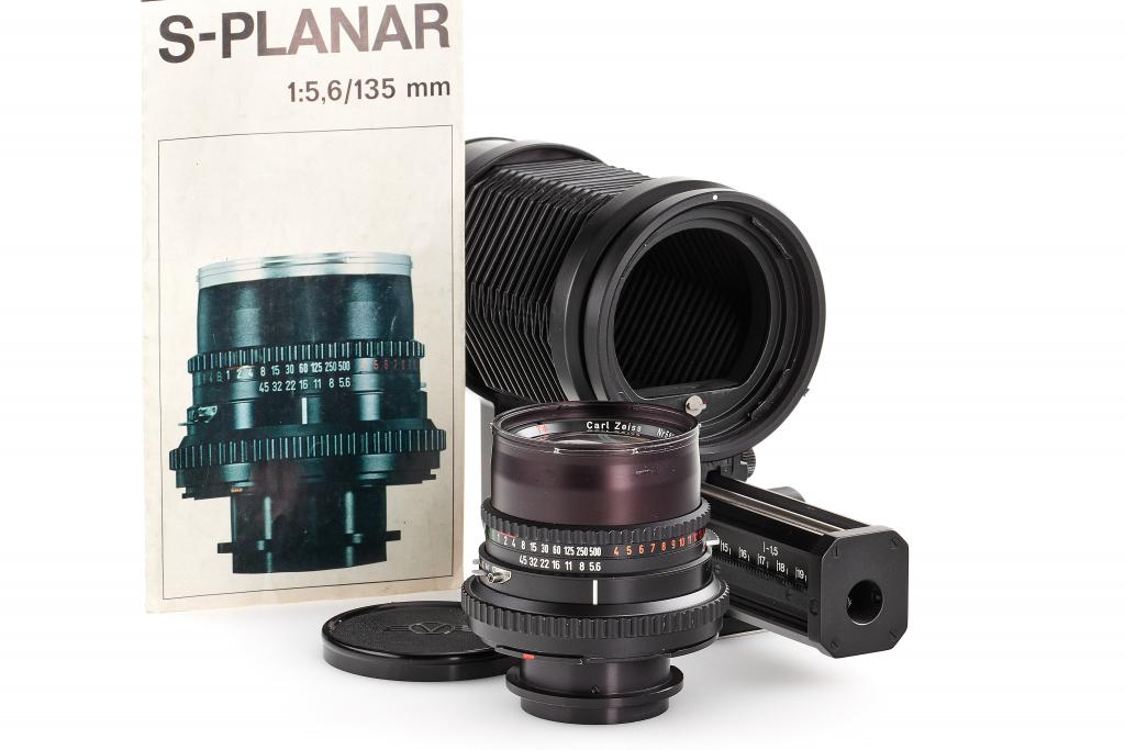 Carl Zeiss 135/5,6 S-Planar T* Bellows Outfit  Carl Zeiss 135/5,6 S-Planar T* Bellows Outfit