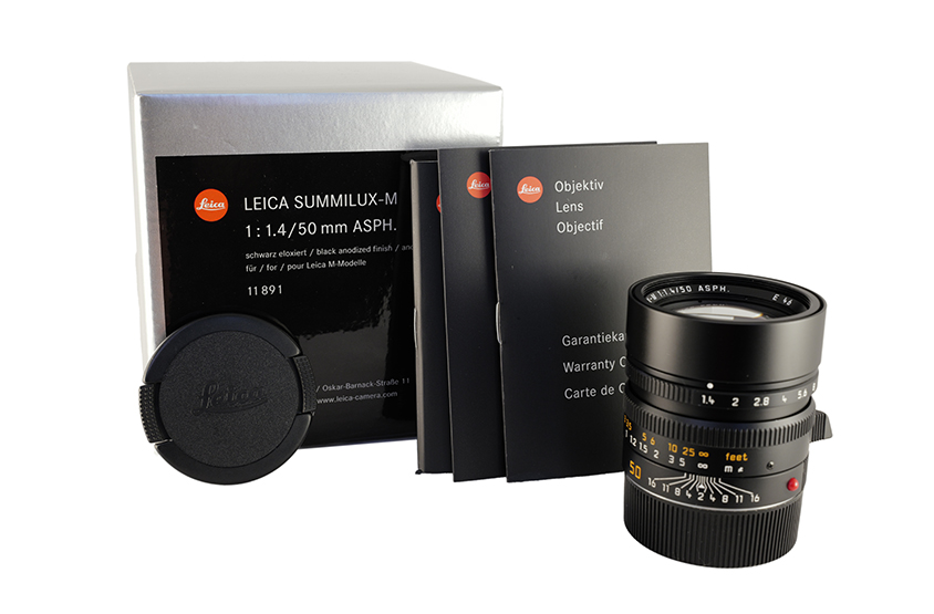 LEICA SUMMILUX-M 1.4/50 mm ASPH., schwarz eloxiert 11891
