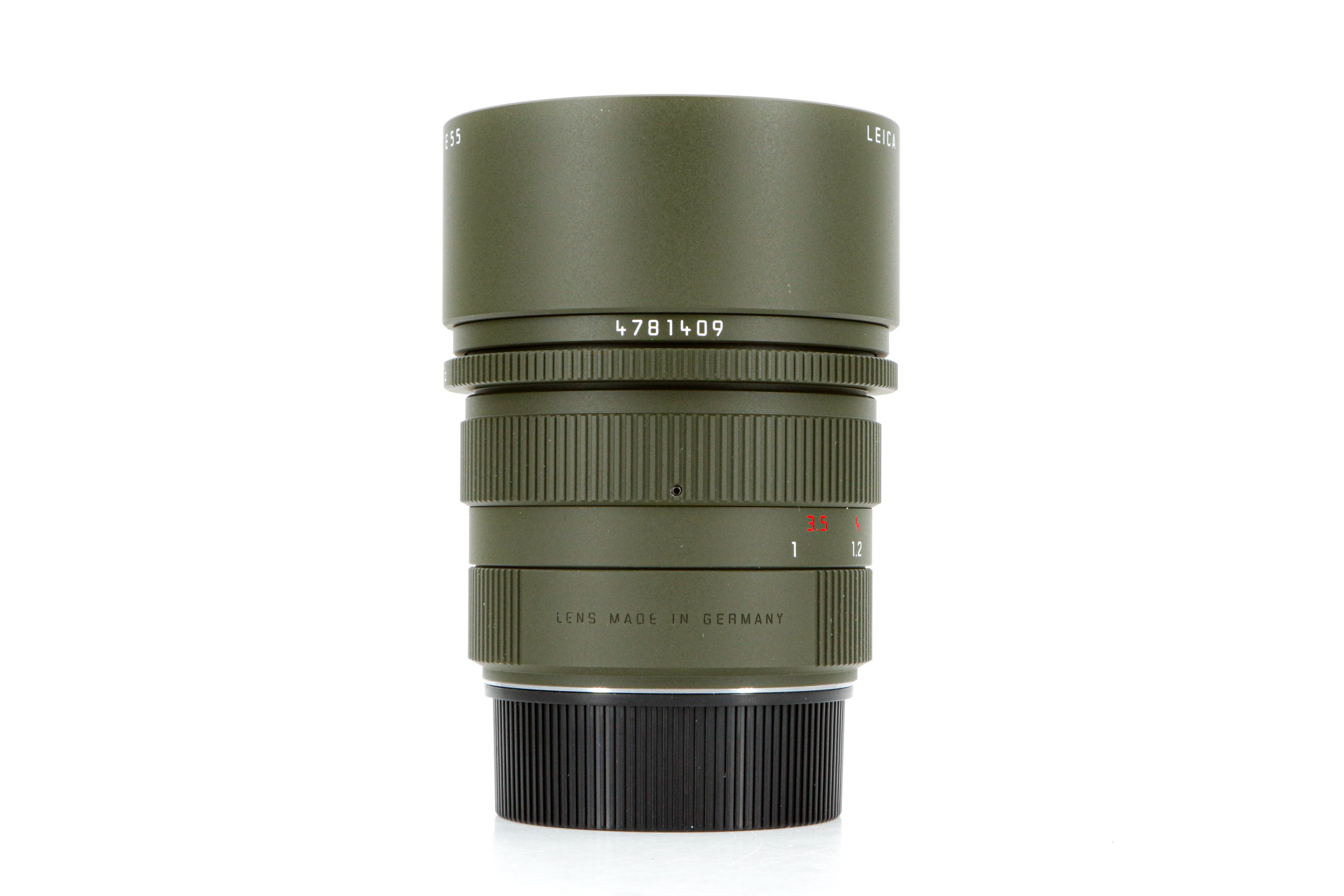 LEICA APO-Summicron-M 2.0/90mm ASPH. "Safari" painted olive green