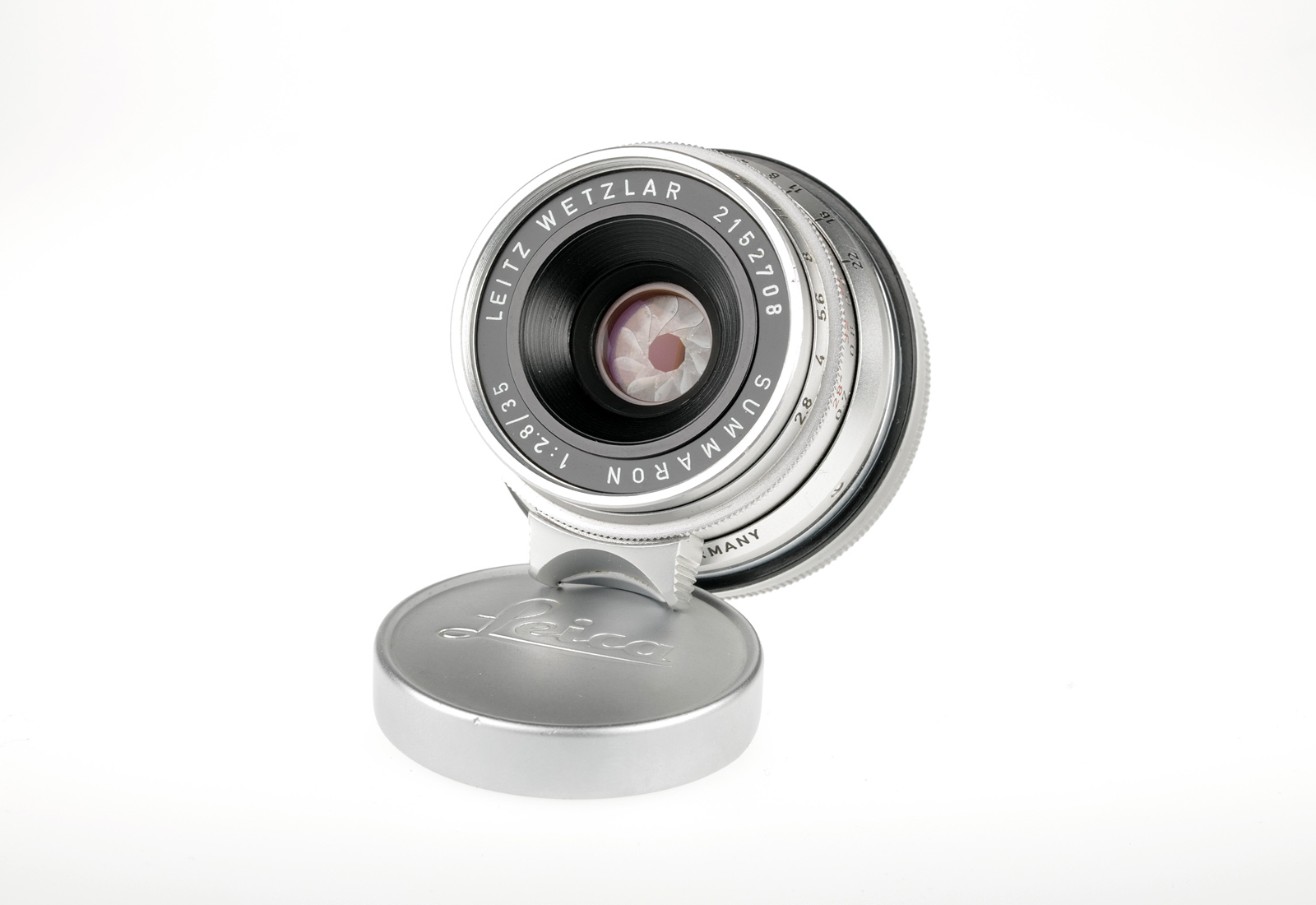 Leica Summaron 1:2,8/35mm, silver chrome