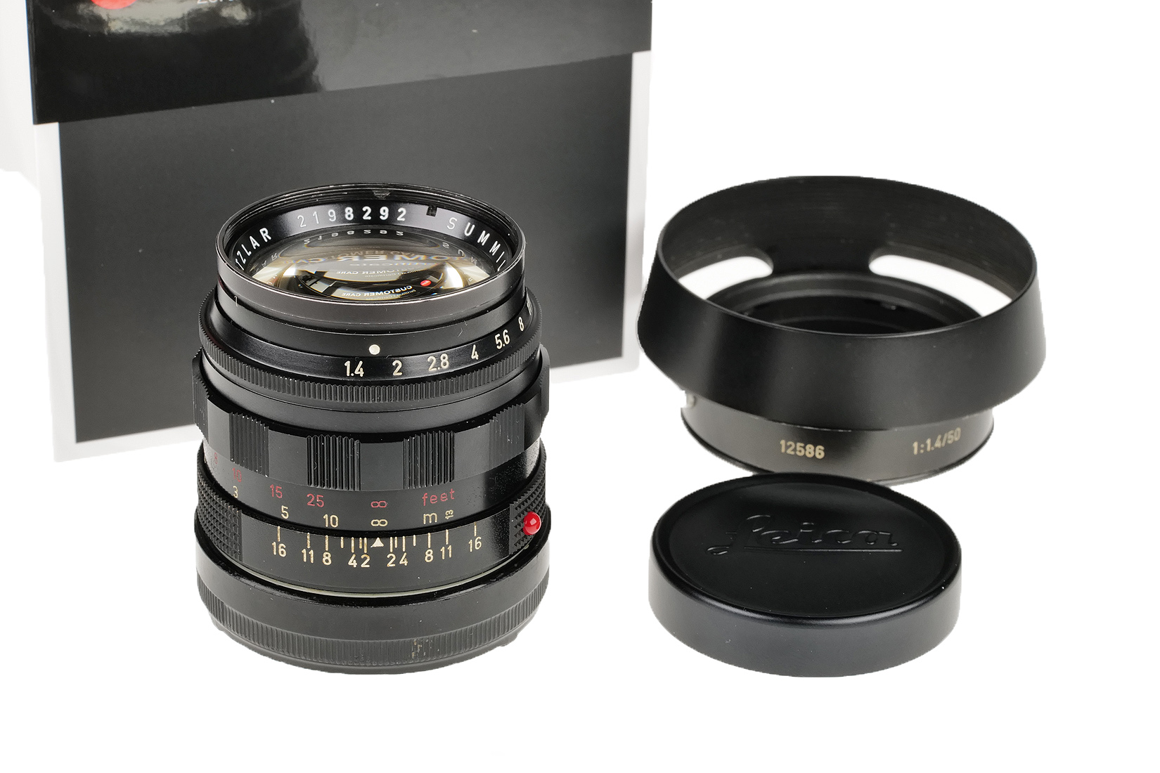 Leica Summilux-M 1:1,4/50mm, black paint  Leica Summilux-M 1:1,4/50mm, black paint