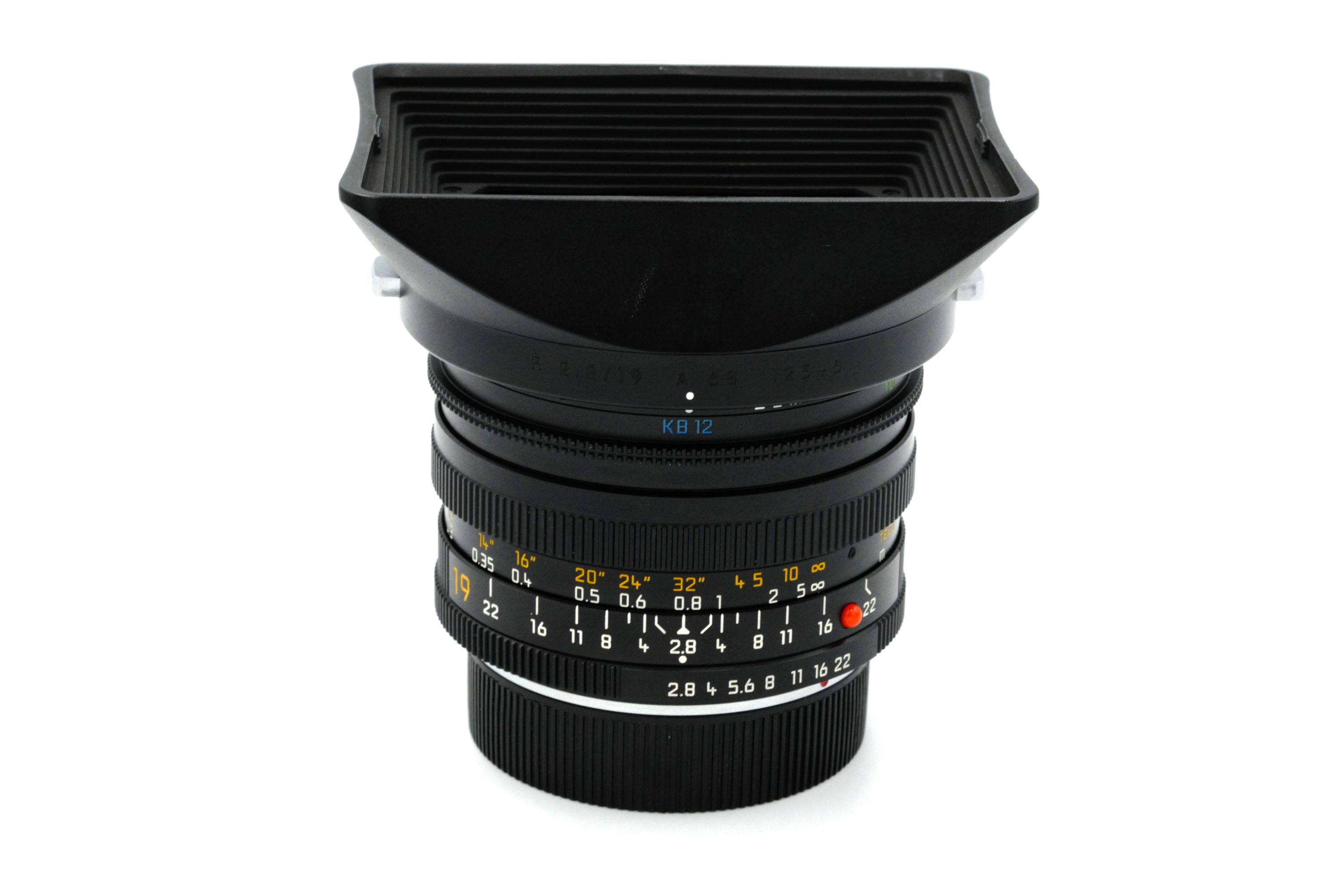 Leica Elmarit-R 1:2,8/19 mm ROM  Leica Elmarit-R 1:2,8/19 mm ROM