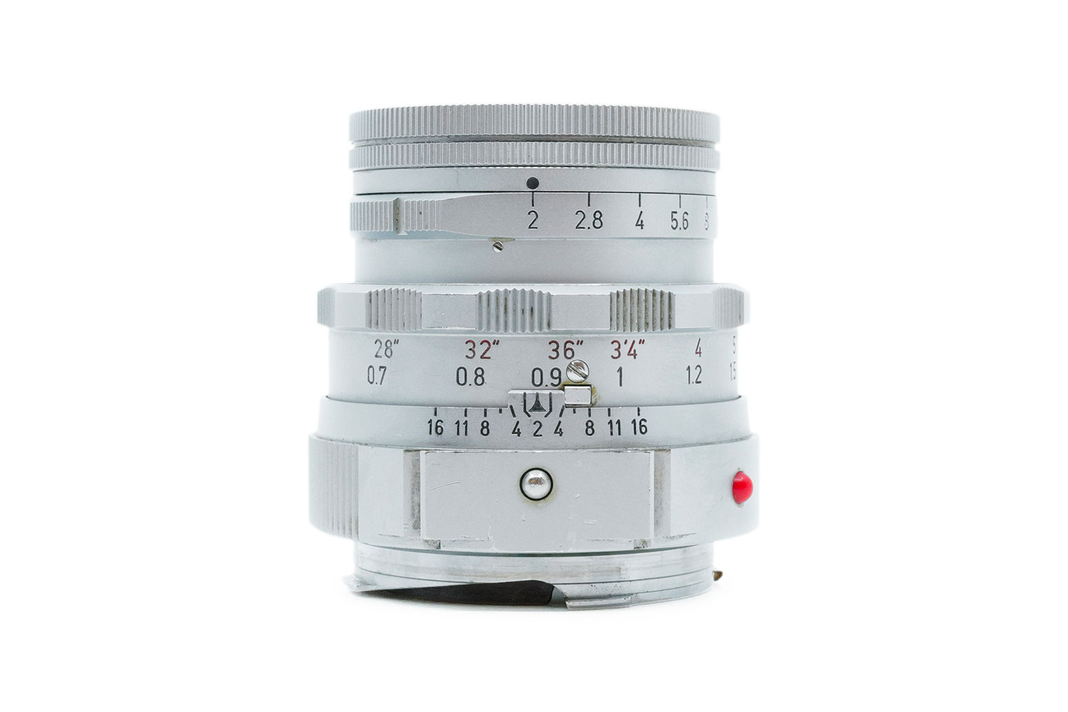 Leica SUMMICRON-M 2/50mm Chrome Rigid Dual Range + and googles