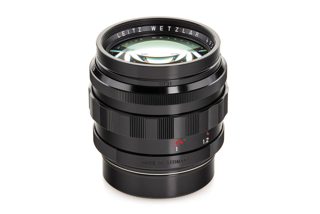 Leica Noctilux-M glossy black paint 11731 1,2/50mm. ASPH 6-bit - with 2 years guarantee