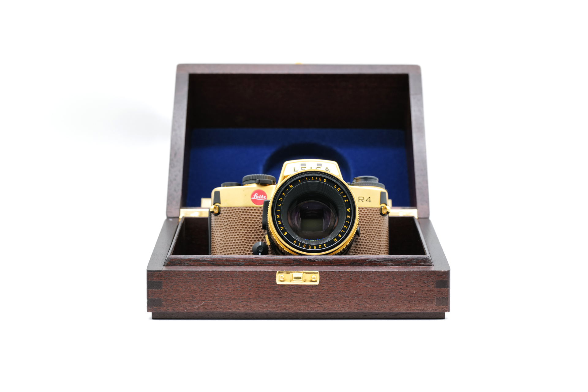 Leica R4 Gold Leather + Summilux 50 1.4 R Gold
