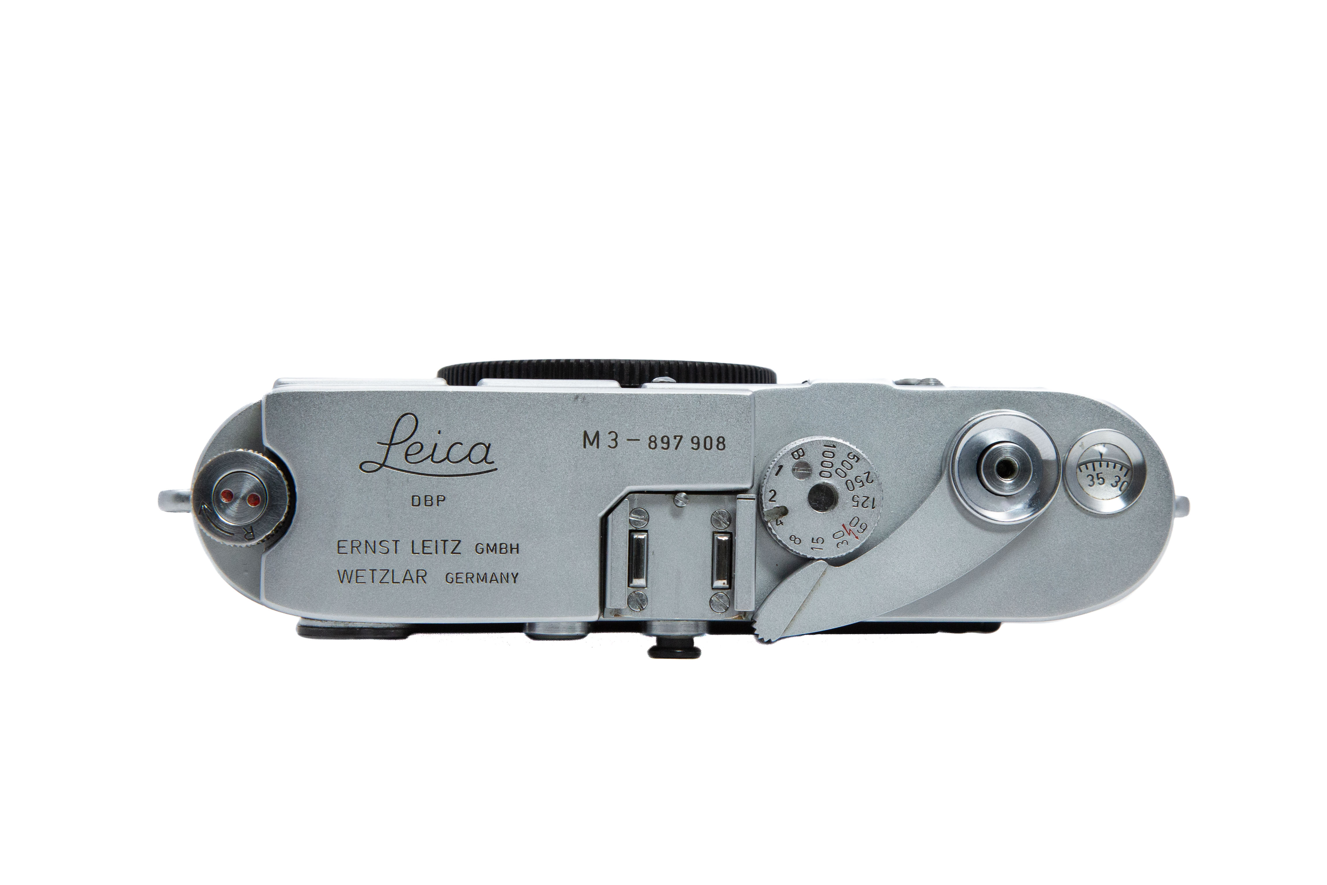 Leica M3 silver chrome plated - Single Stroke