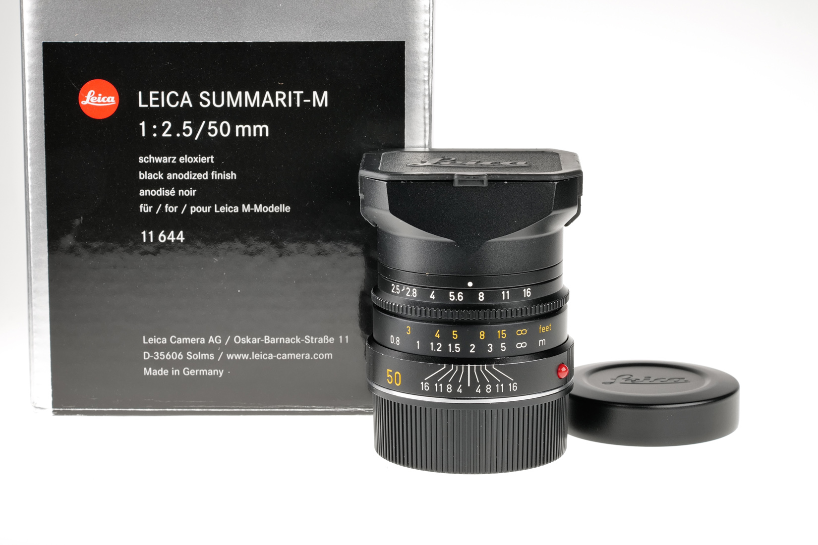 Leica SUMMARIT-M 1:2.5/50 mm, black 11644