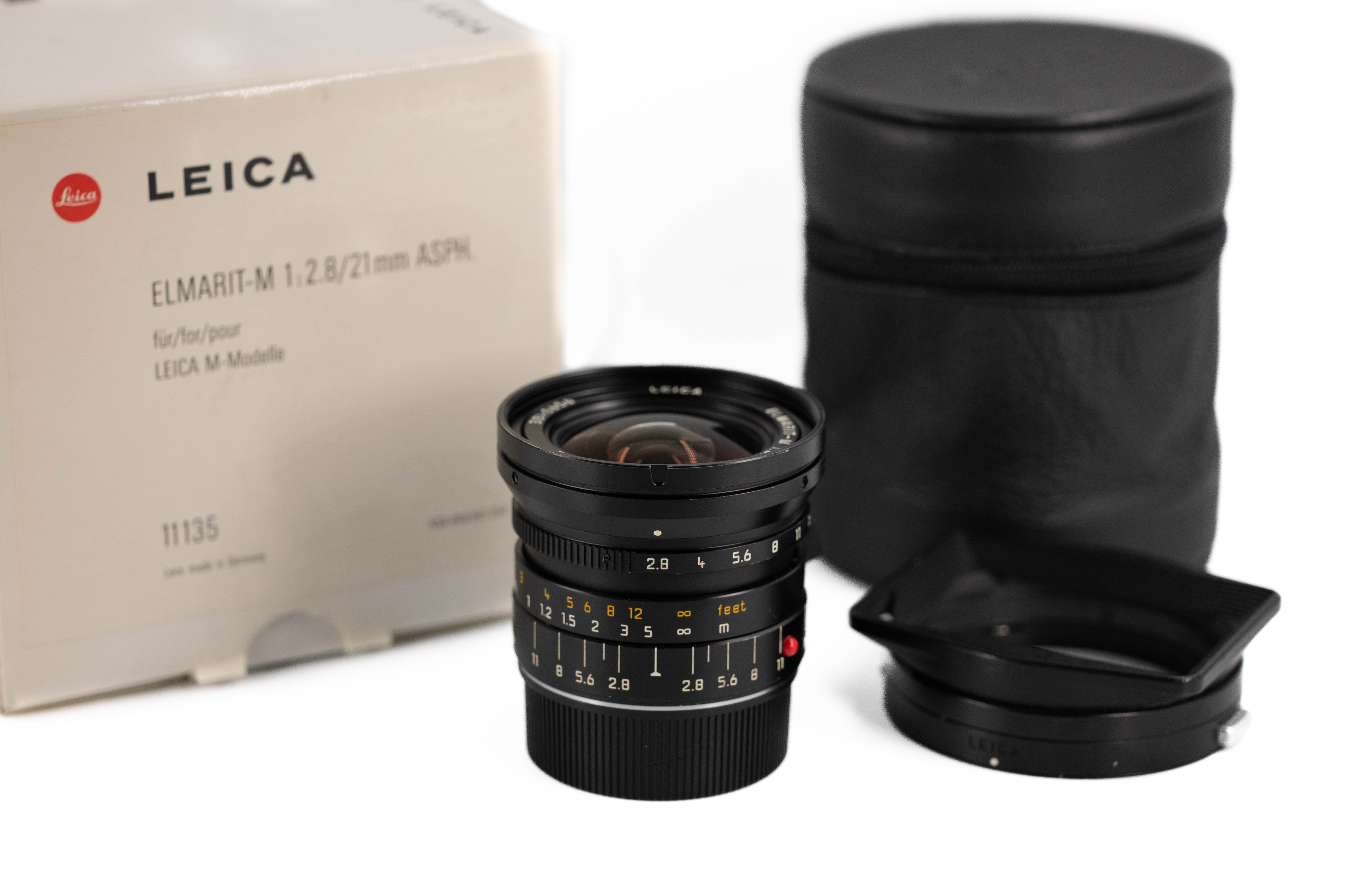 Leica Elmarit-M 21mm f/2.8 ASPH Black 11135