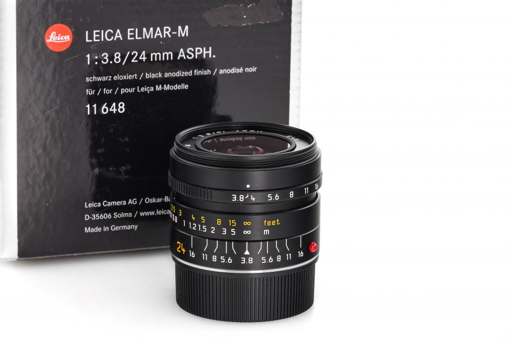 Leica Elmar-M 11648 3,8/24mm ASPH. black 6-bit