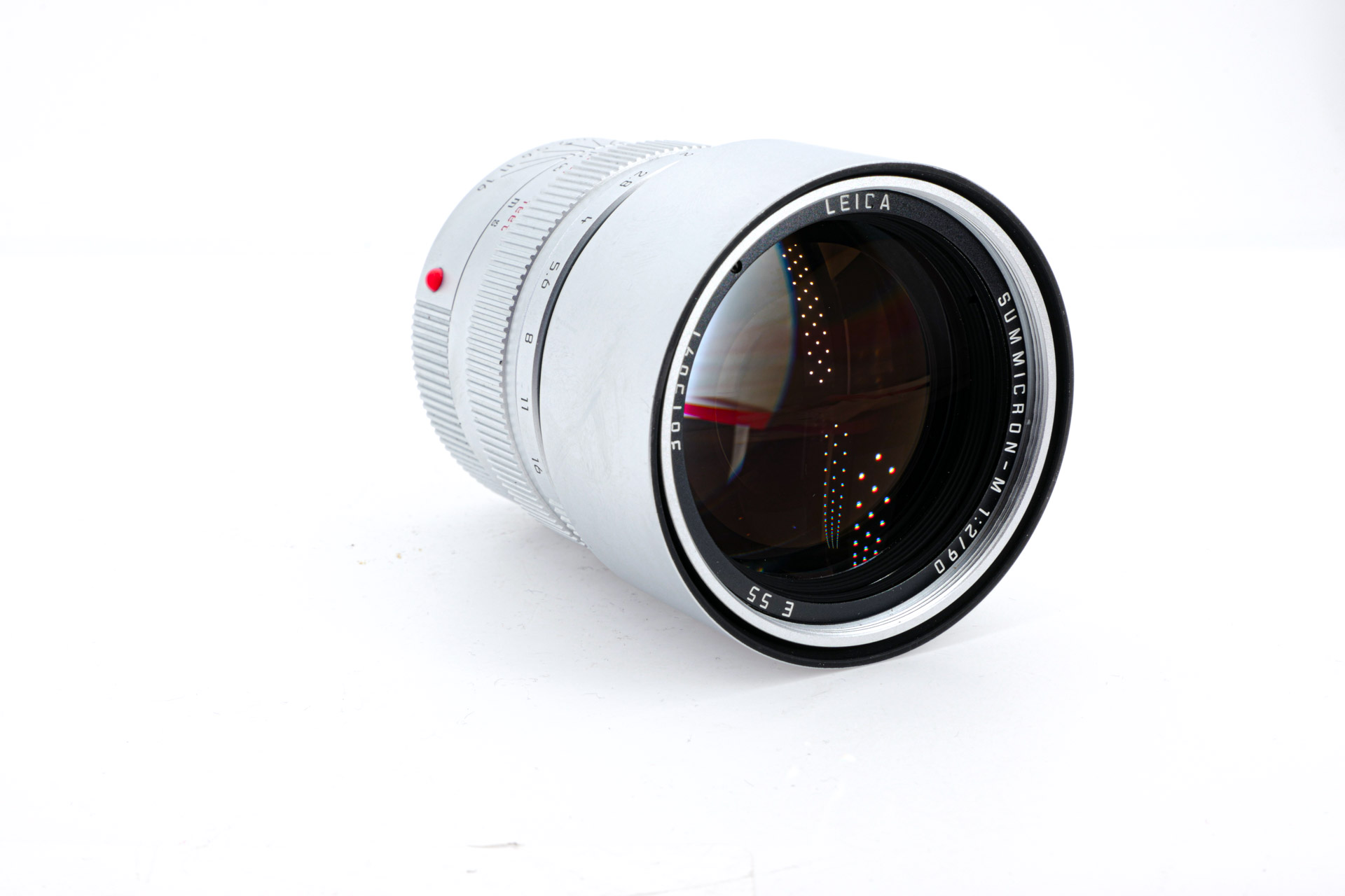 LEICA Summmicron-M 2.0/90mm silver chrome-plated