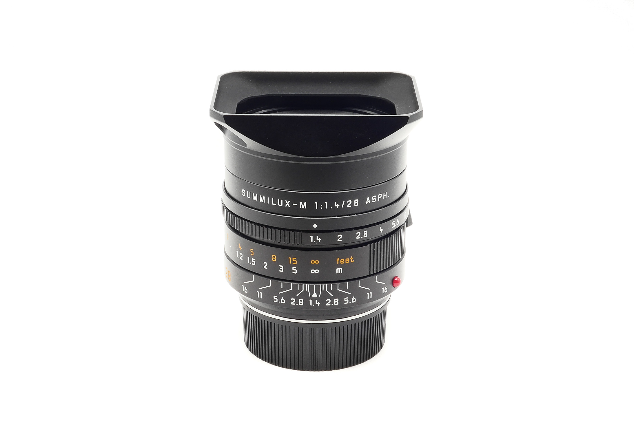 Leica Summilux-M 1,4/28 ASPH. schwarz eloxiert