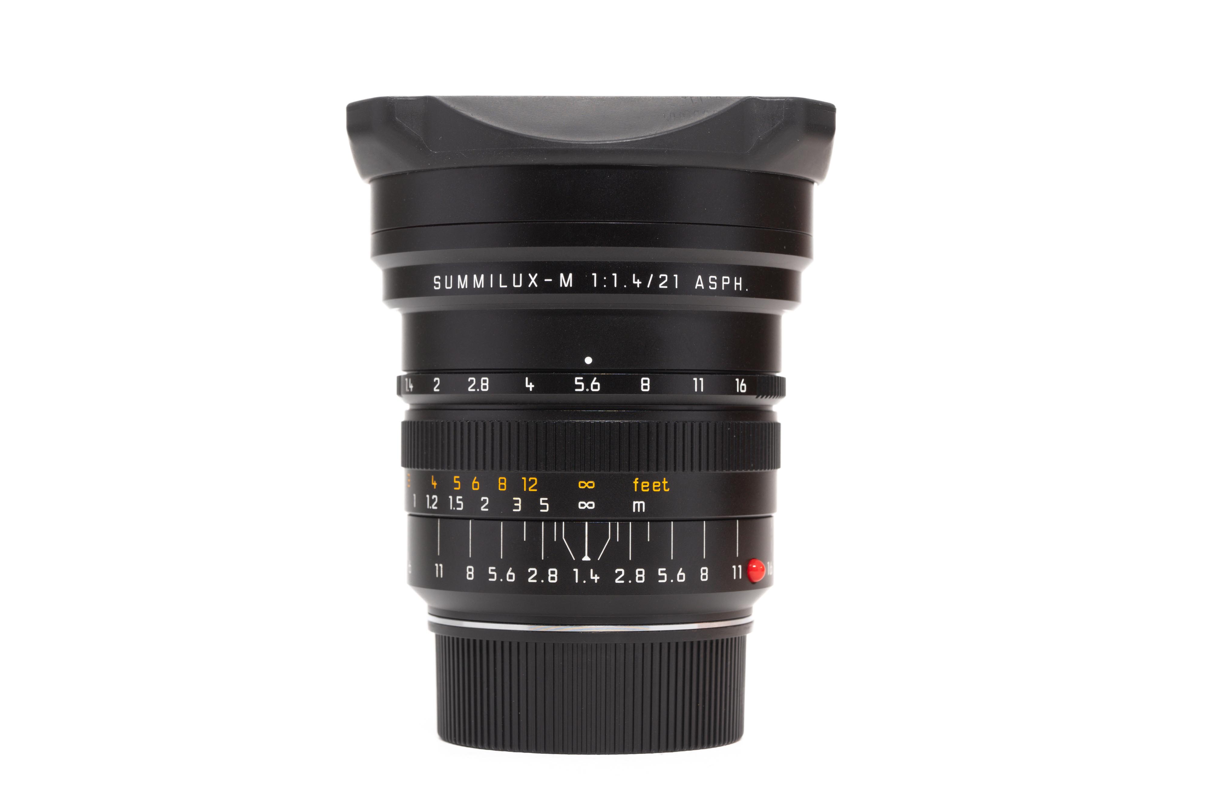 LEICA SUMMILUX-M 1.4/21mm ASPH., schwarz LEICA SUMMILUX-M 1.4/21mm ASPH., schwarz