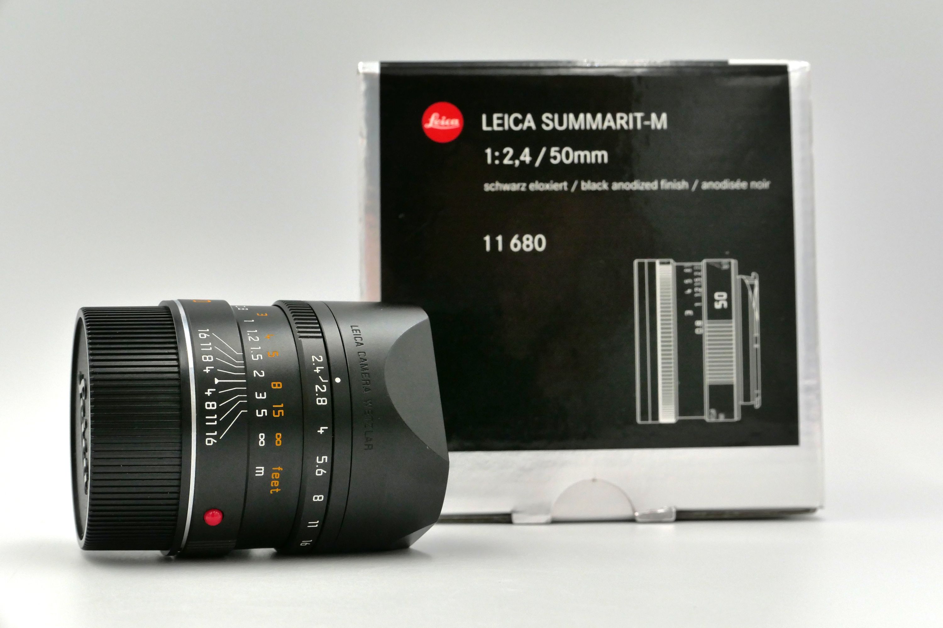 Leica Summarit-M f 2.4 50 mm, Black