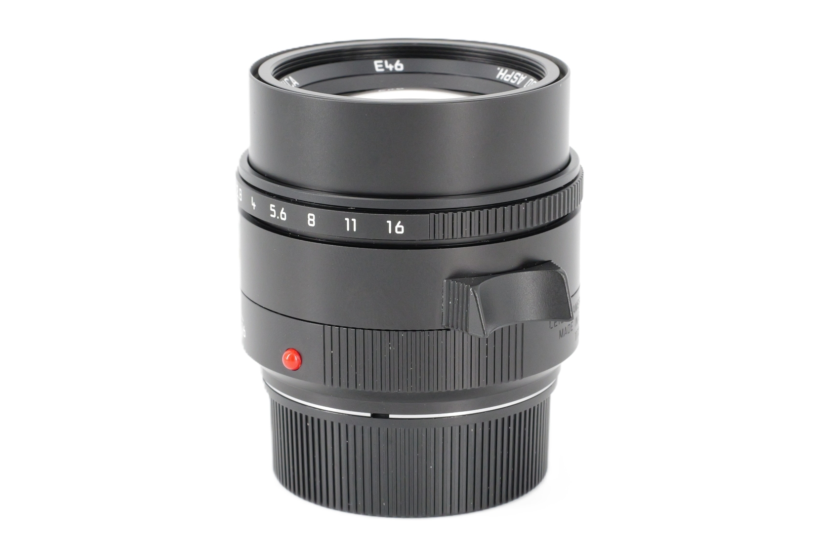 Summilux-M 1:1.4/50 ASPH., black anodised,11728
