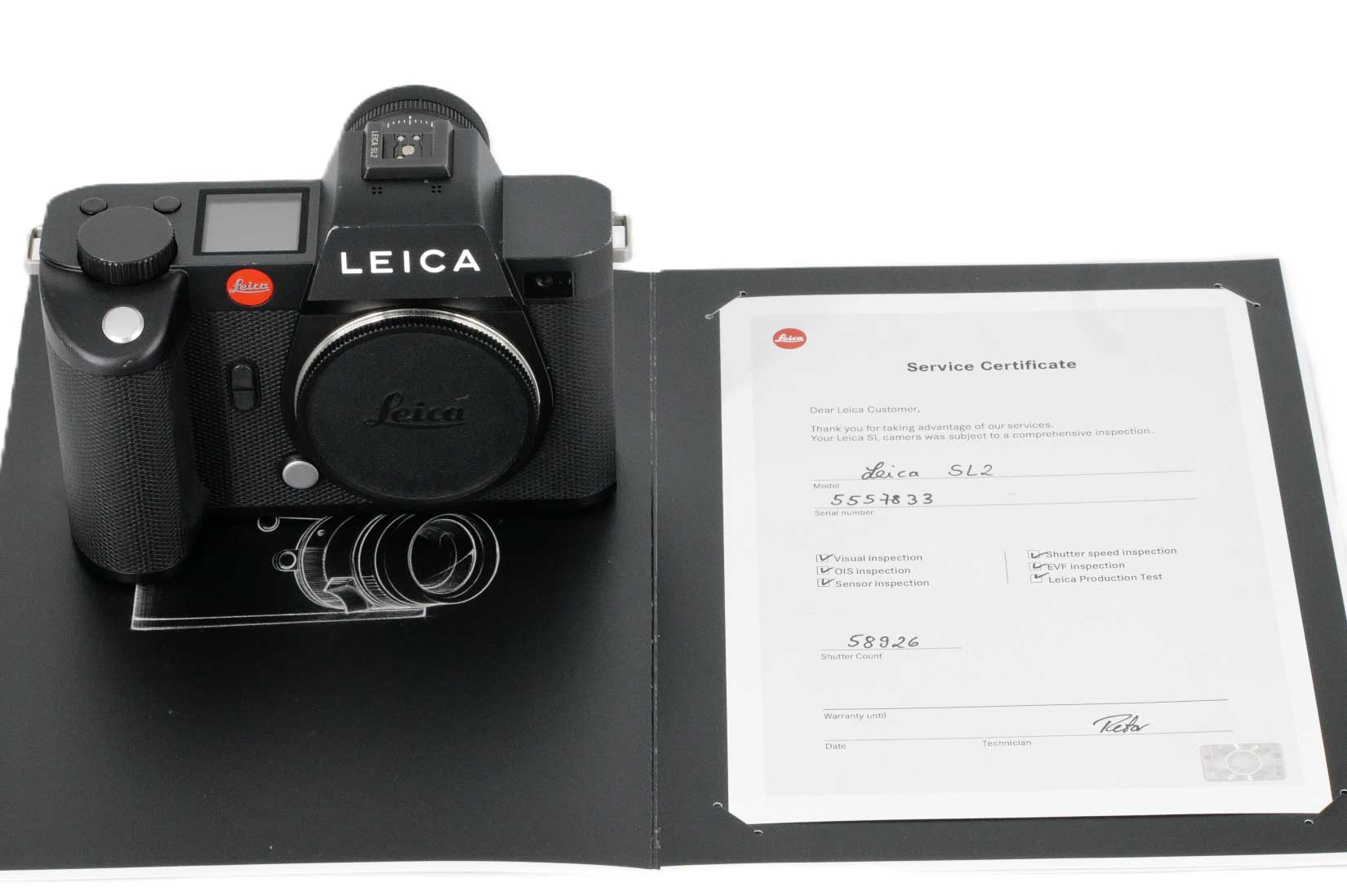 Leica SL2, black, 10854