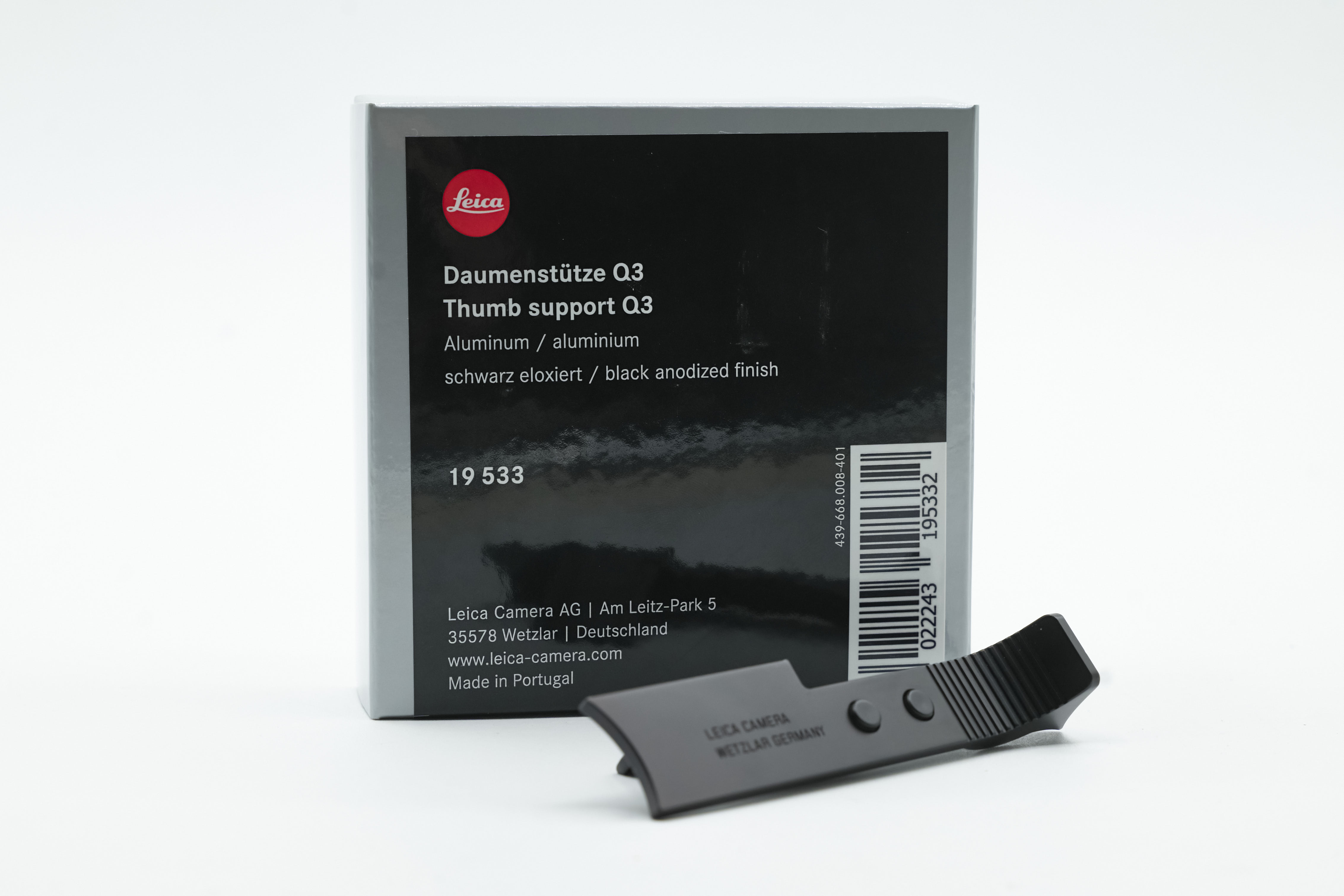 Thumb support for Q3, black - 19533