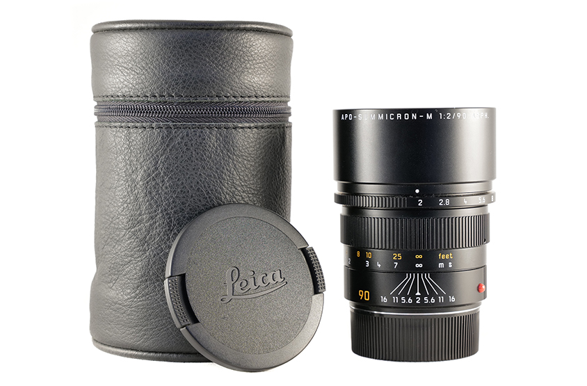 LEICA APO-SUMMICRON-M 2/90 mm ASPH., black anodized, 11884