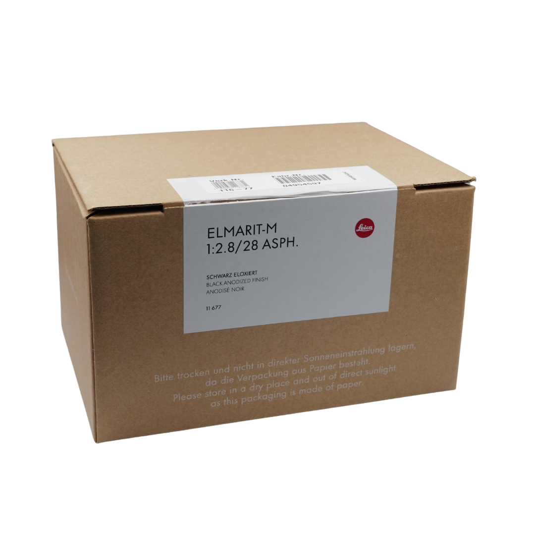 LEICA ELMARIT-M 28mm f/2.8 ASPH., black anodized finish