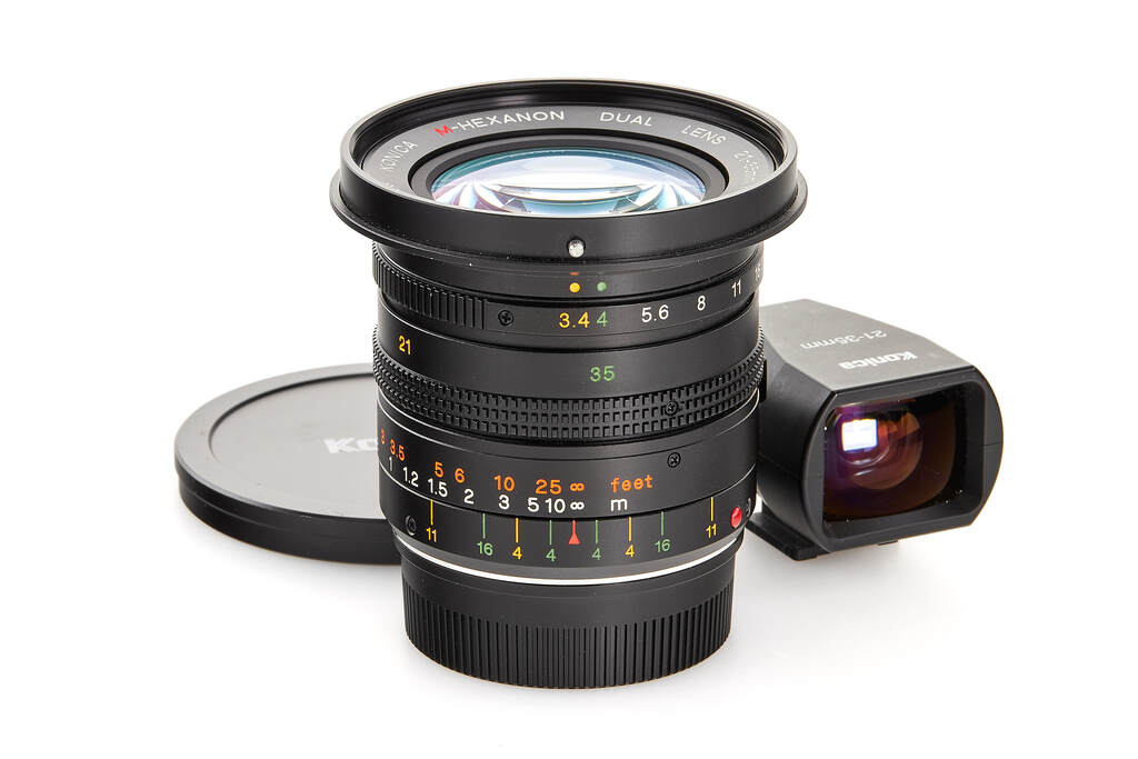 Konica M-Hexanon Dual Lens 3.4-4/21-35mm