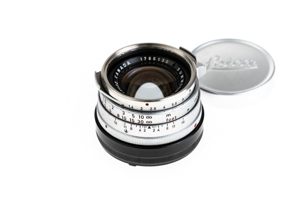 Leica Summilux 1,4/35mm chrome 'steel rim' Leica Summilux 1,4/35mm chrome 'steel rim'