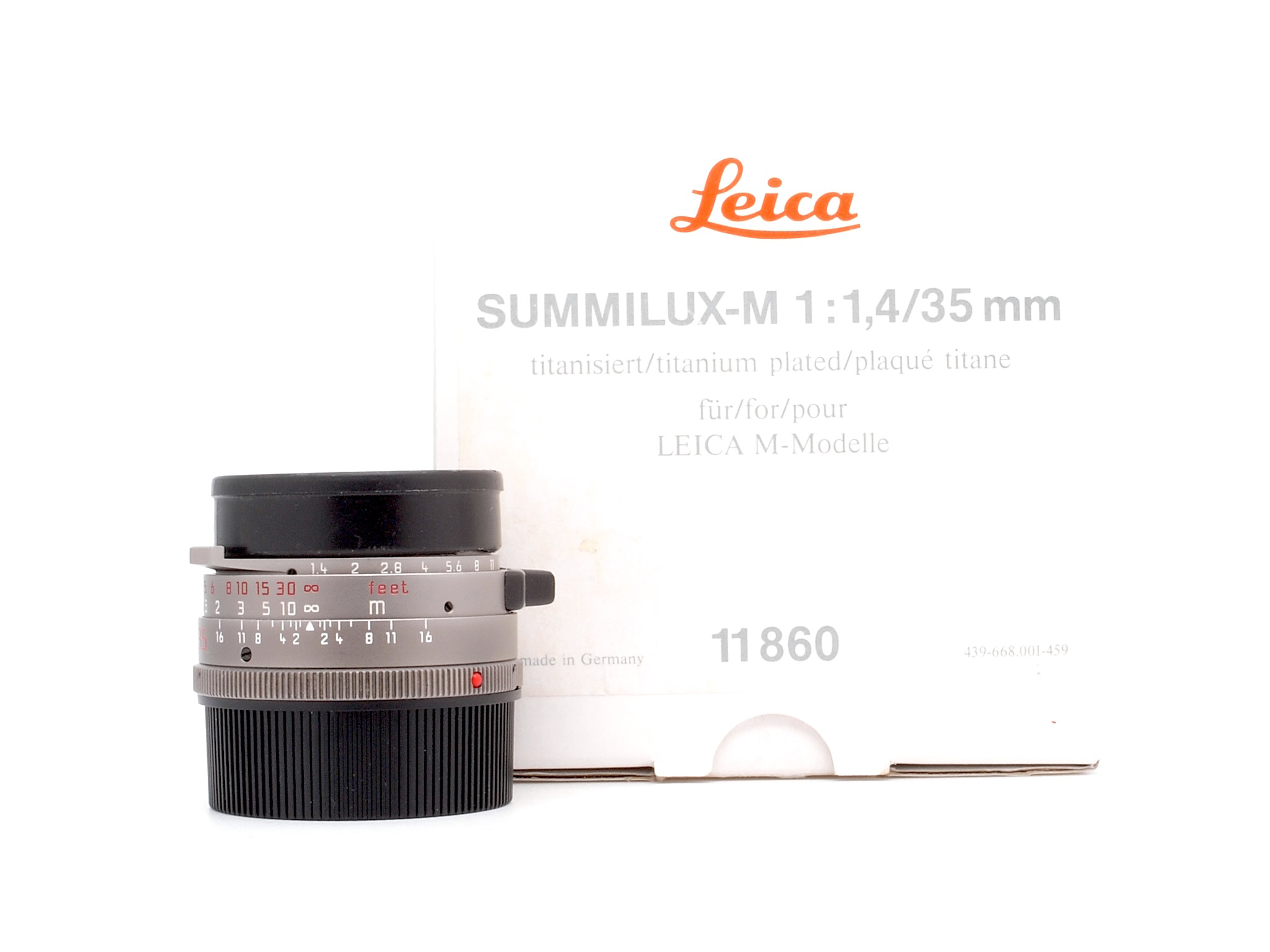 Leica Summilux-M 1,4/35mm titanized Leica Summilux-M 1,4/35mm titanized