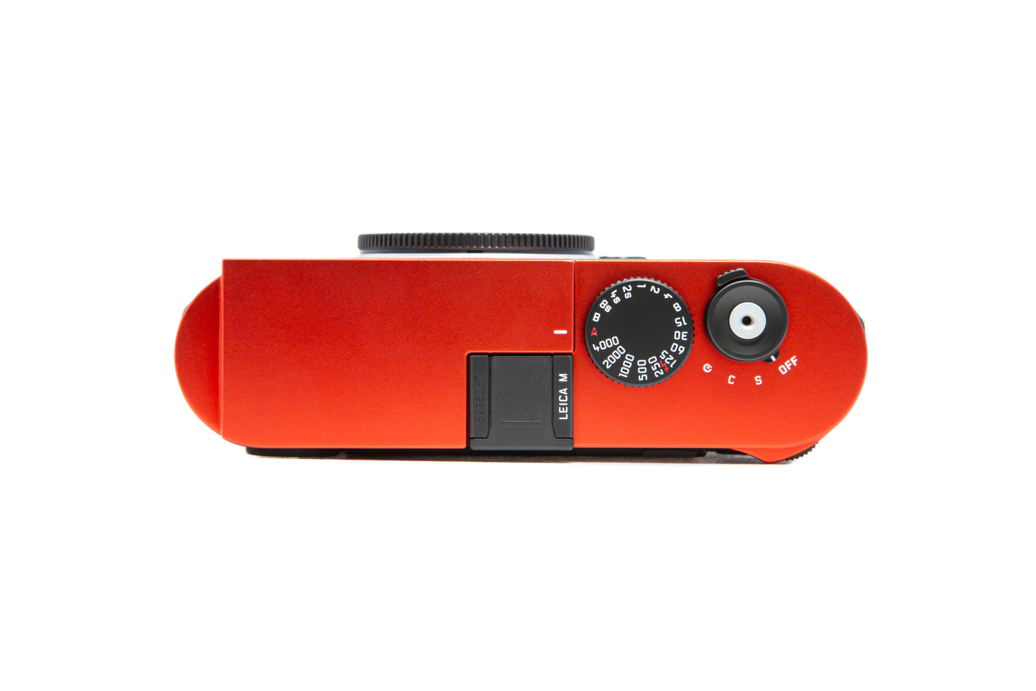 Leica M Typ 262, rot eloxiert Leica M Typ 262, rot eloxiert