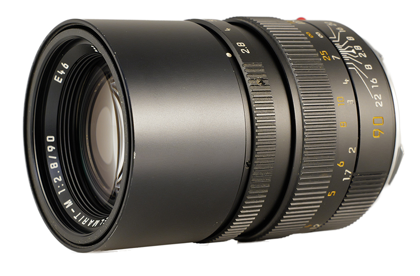 LEICA ELMARIT-M 1:2.8/90, black anodized E46 11807