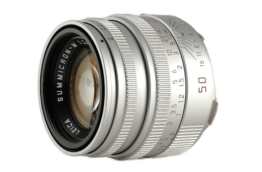 LEICA SUMMICRON-M 1:2/50, silver chrome finish E39 11816