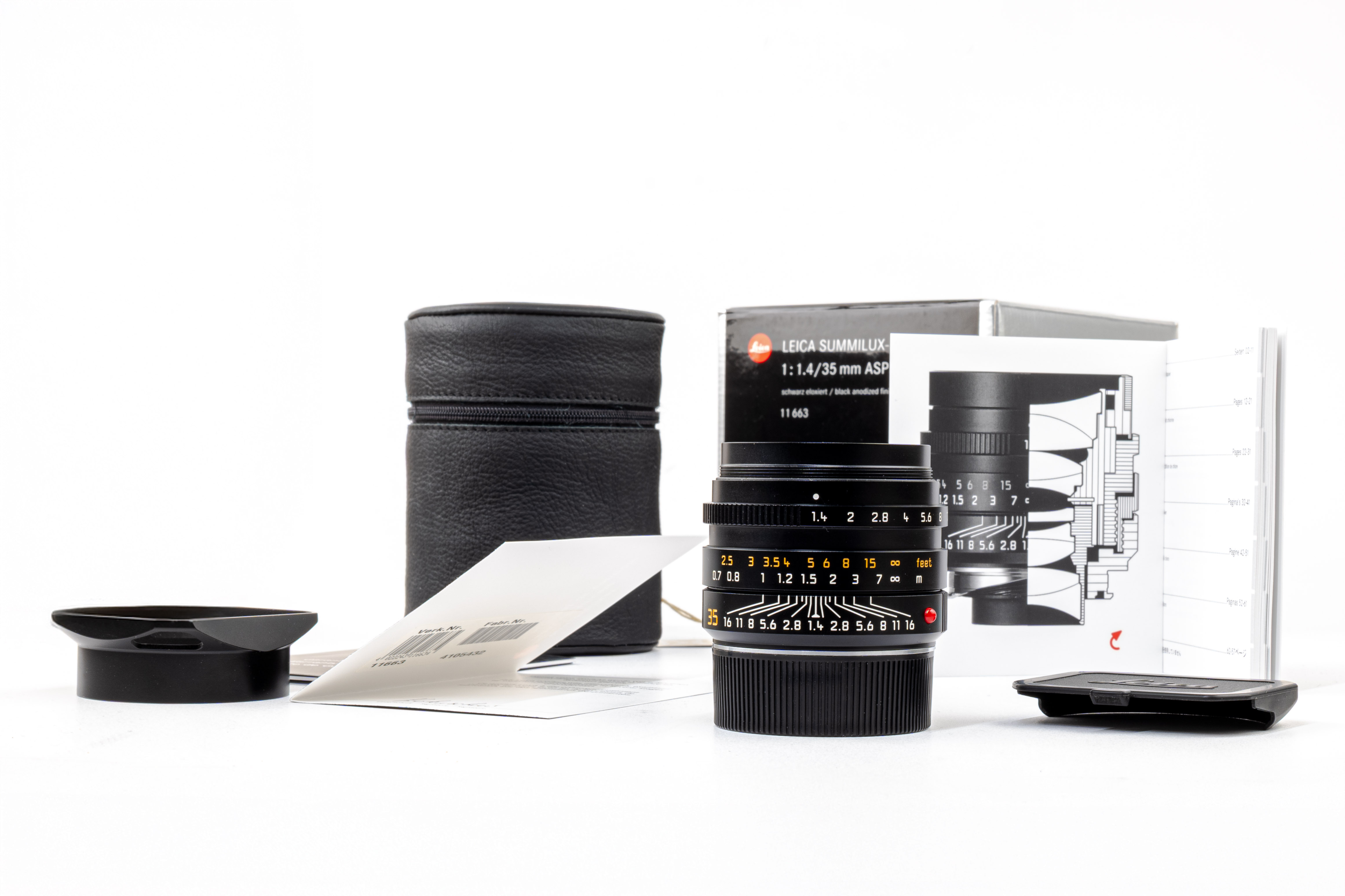 Leica Summilux-M 1.4/35mm ASPH. FLE, schwarz