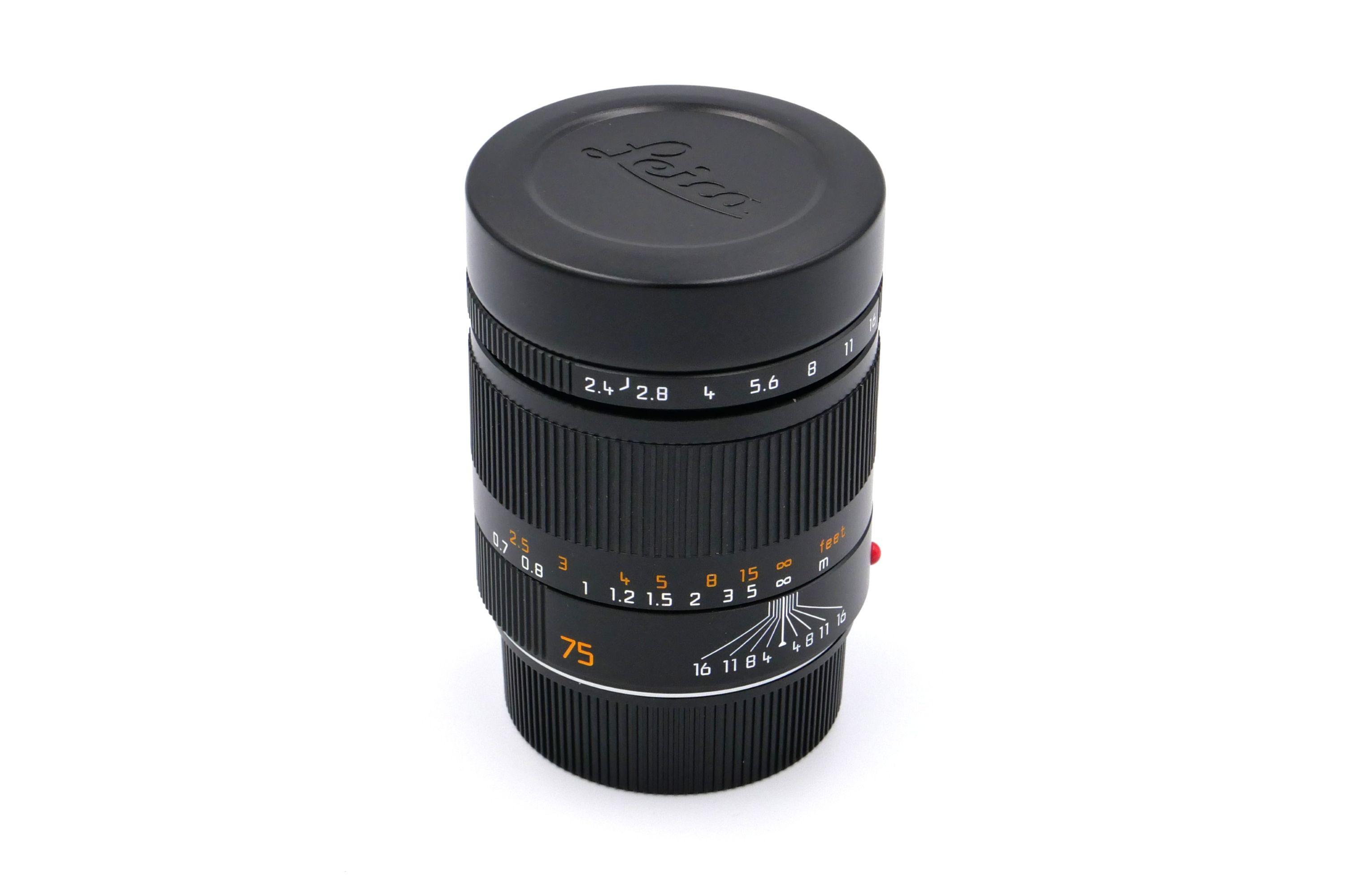 Leica Summarit-M 2.4/75 mm, black
