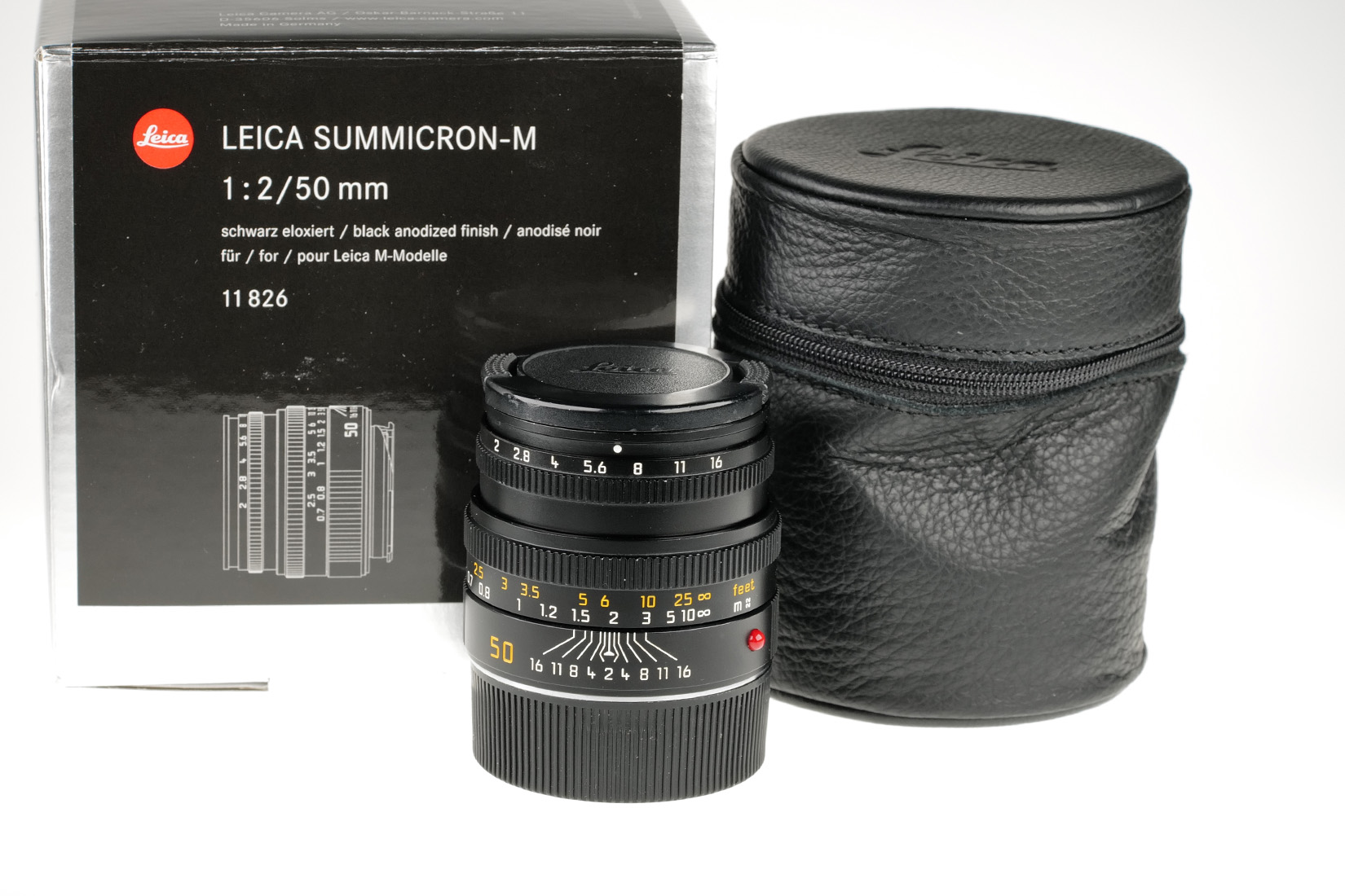 Leica Summicron-M 1:2/50mm, black 11826
