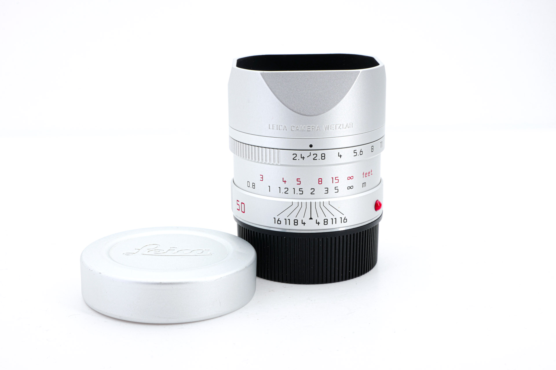 LEICA Summarit-M 2.4/50 mm silver anodised