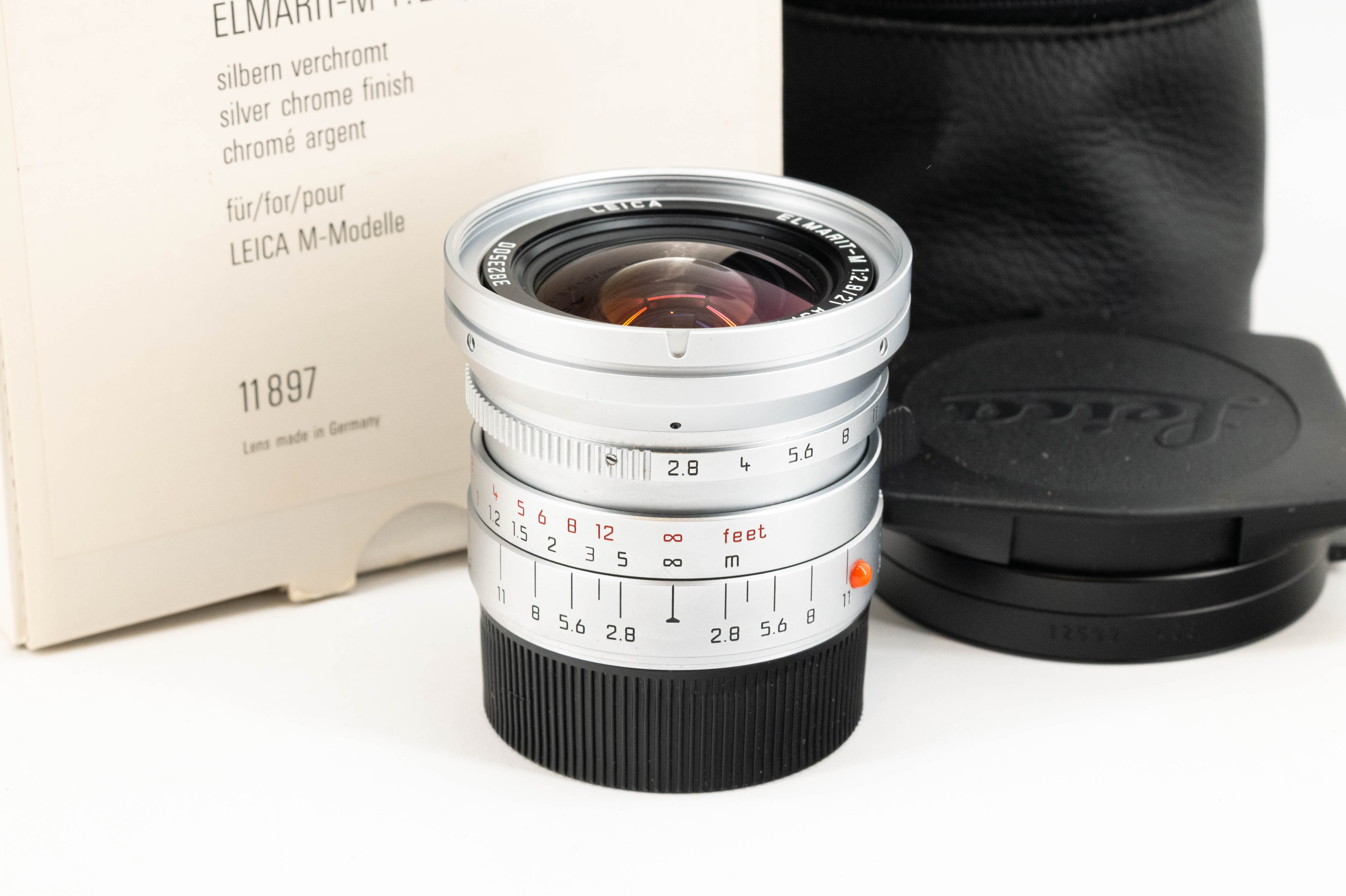 Leica Elmarit-M 21mm f/2.8 ASPH Silver Chrome 11897