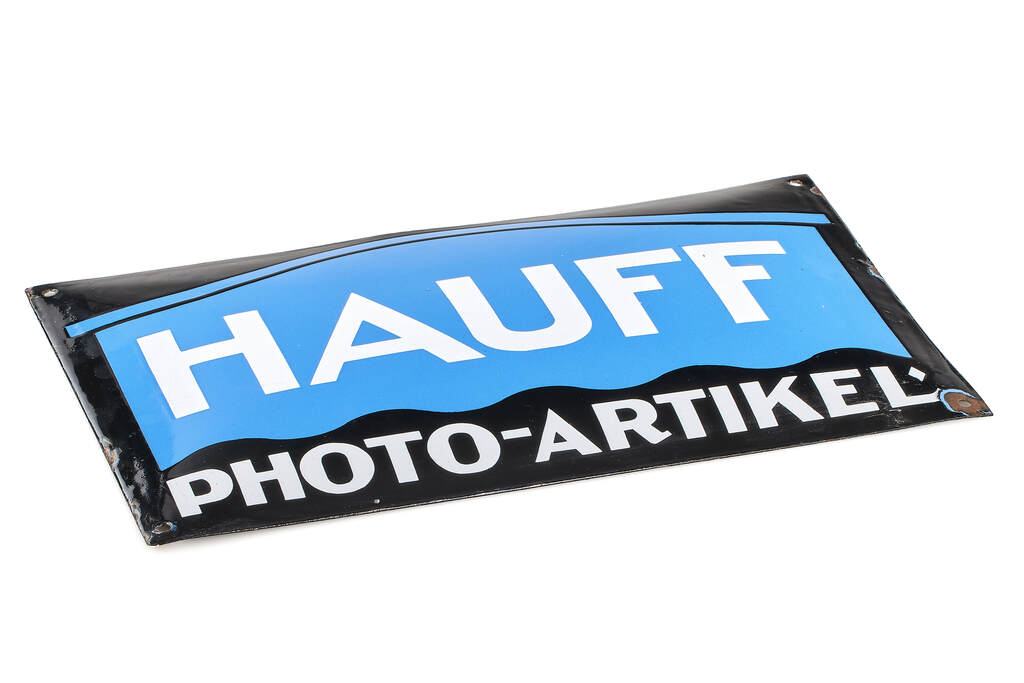 HAUFF Advertising Sign HAUFF Advertising Sign