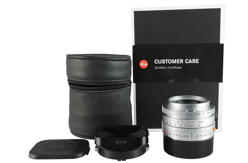 Leica Summicron-M 2/35 mm ASPH. silver chrome-plated 6Bit 11674