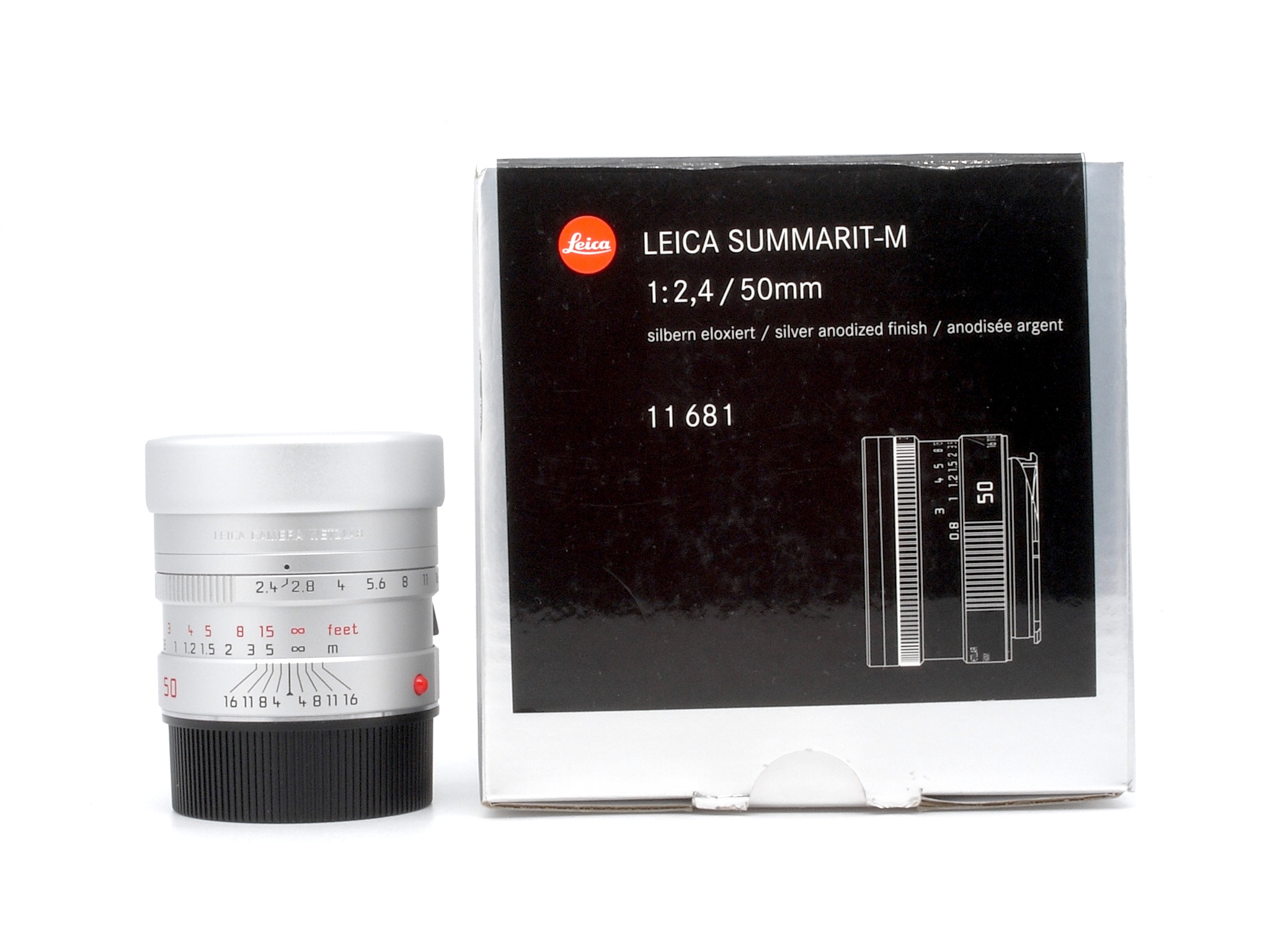Leica Summarit-M 2.4/50mm silver 6Bit