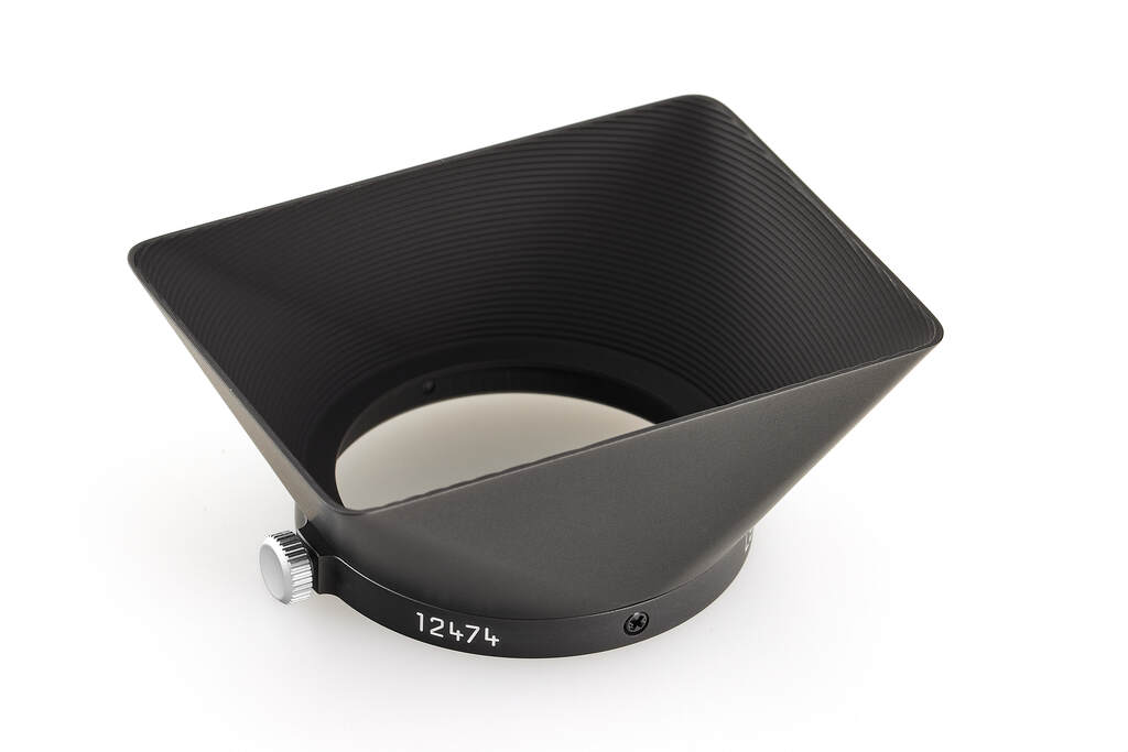 Leica 12474 Hood f. M 5.6/28mm. black- like new with 2 years guarantee