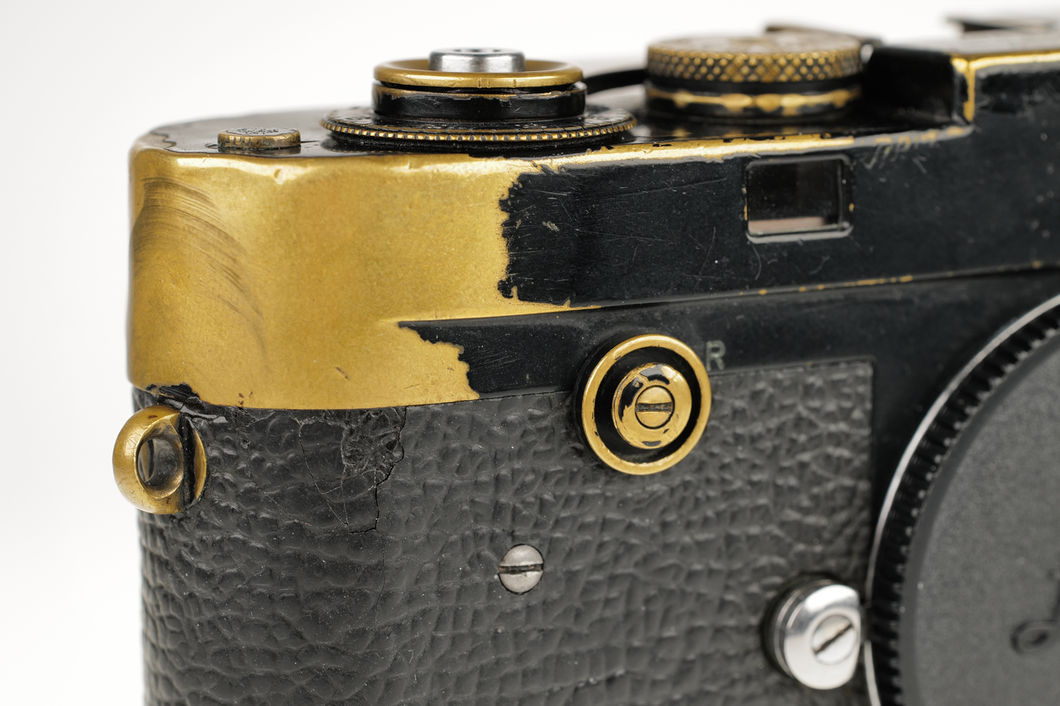 Leica M2 black paint Button Rewind