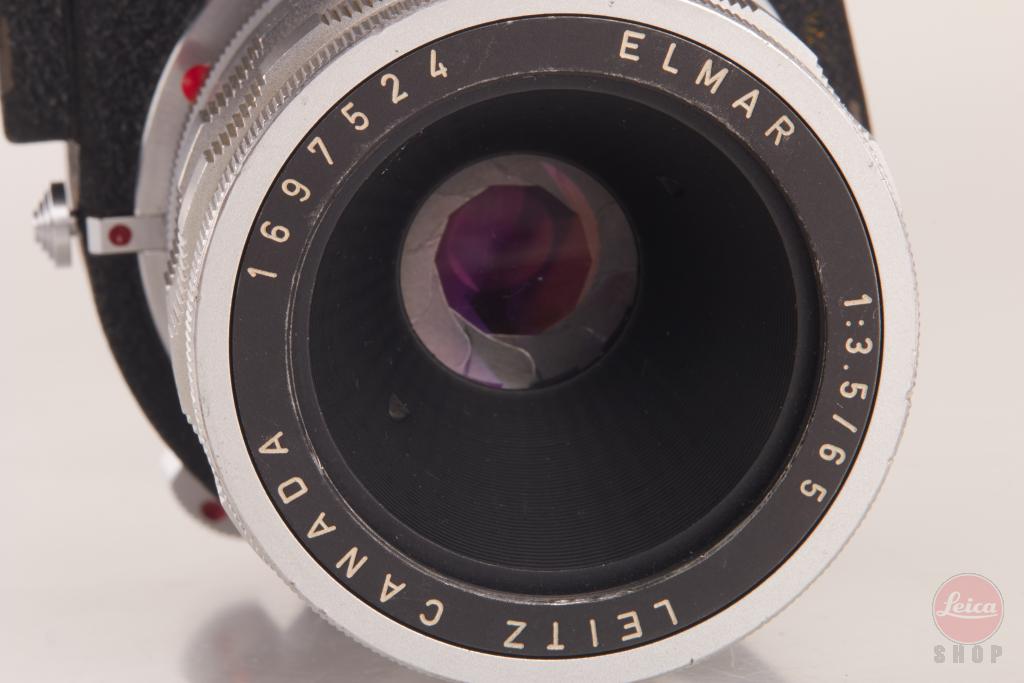Leica Elmar 3,5/65mm chrome Set