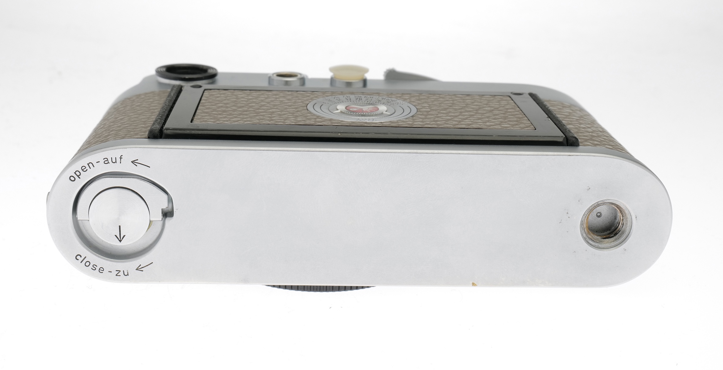 Leica M3 silbern verchromt Sonderbelederung