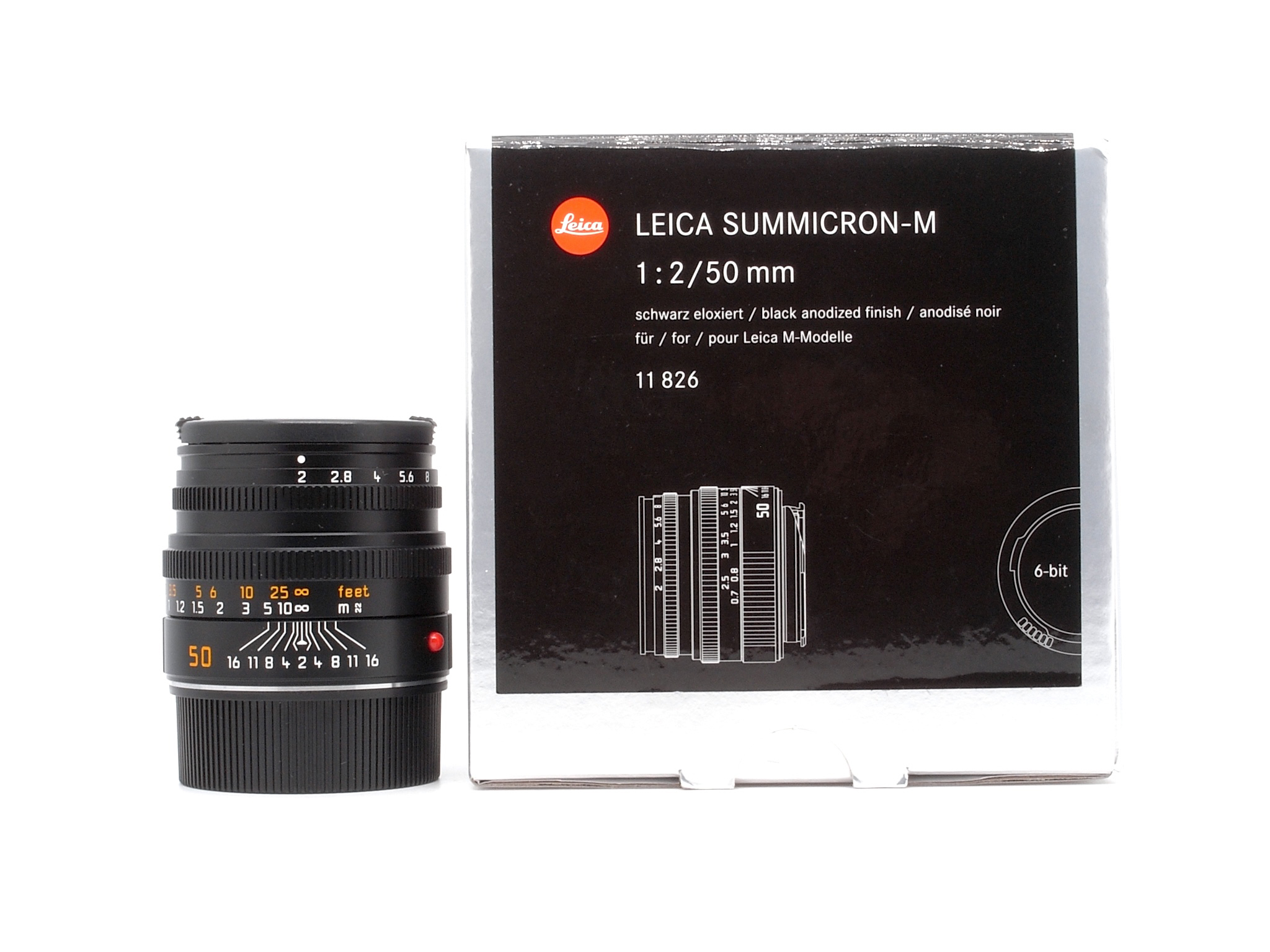 Leica Summicron-M 2,0/50mm schwarz 6Bit
